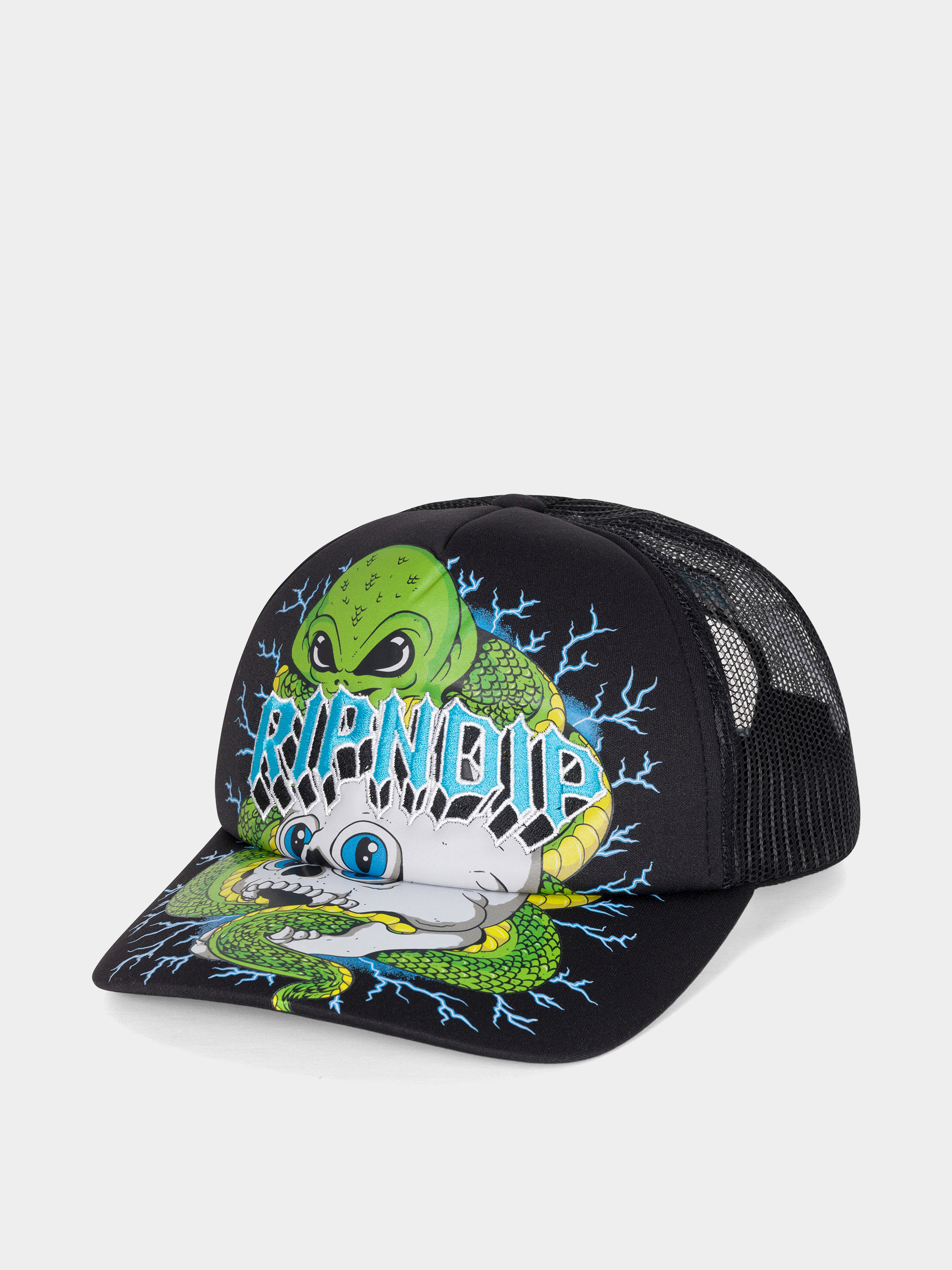Kšiltovka  RipNDip Skull And Bones Trucker (black)