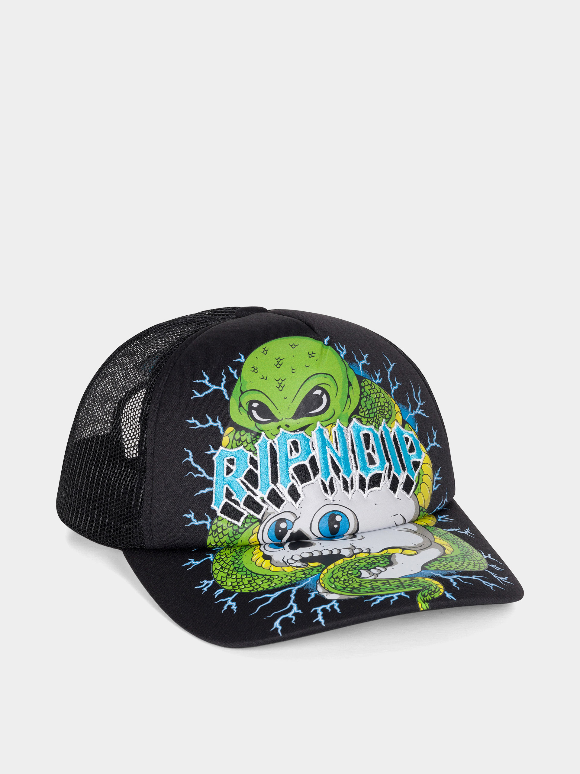 Kšiltovka  RipNDip Skull And Bones Trucker (black)