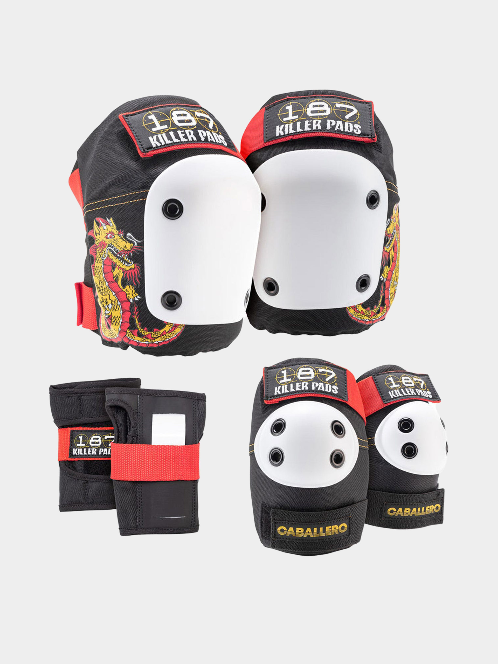 Chrániče 187 Killer Pads Adult Six Pack Set Caballero