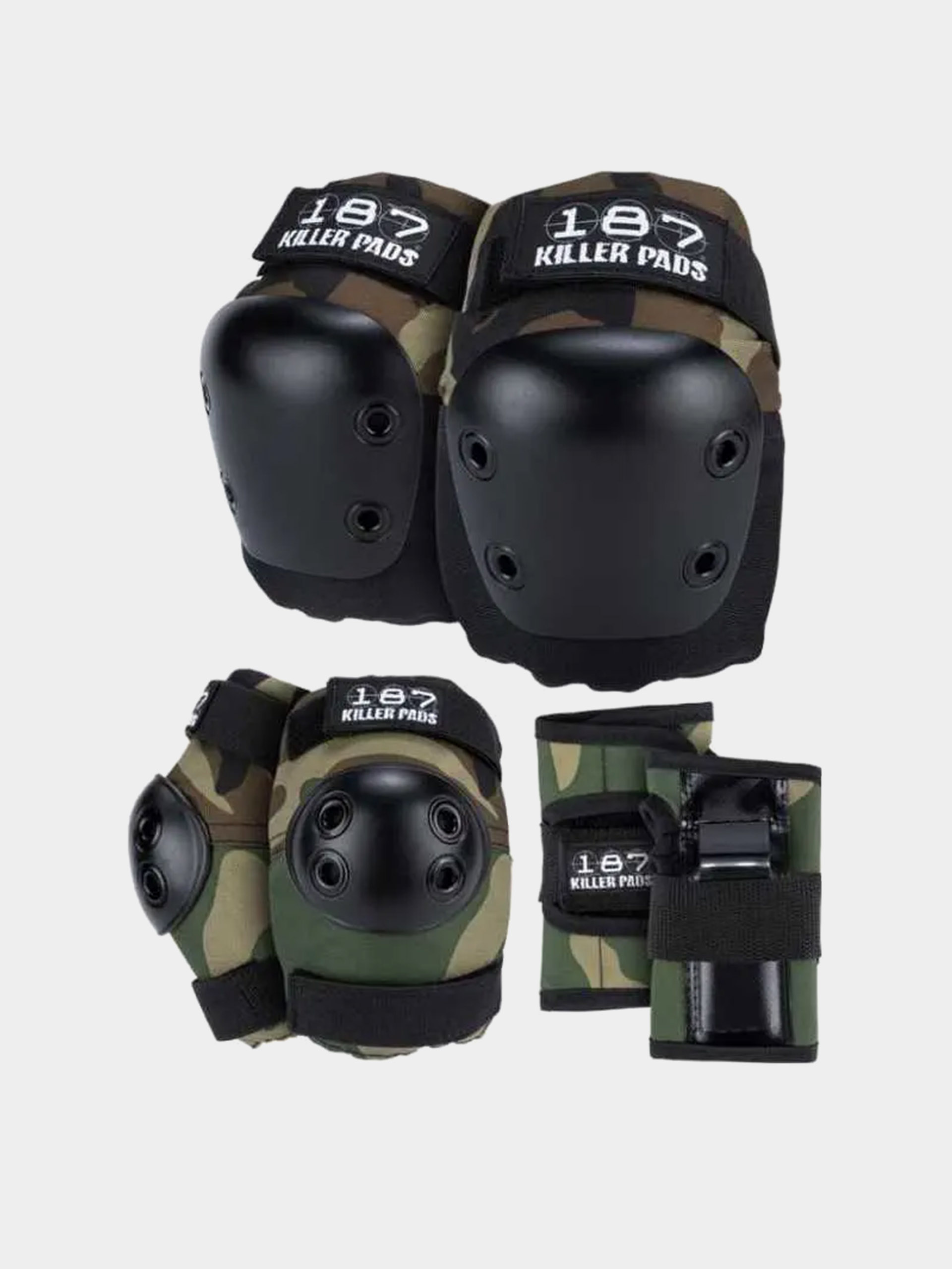 Chrániče 187 Killer Pads Jr Six Pack Set JR (camo)