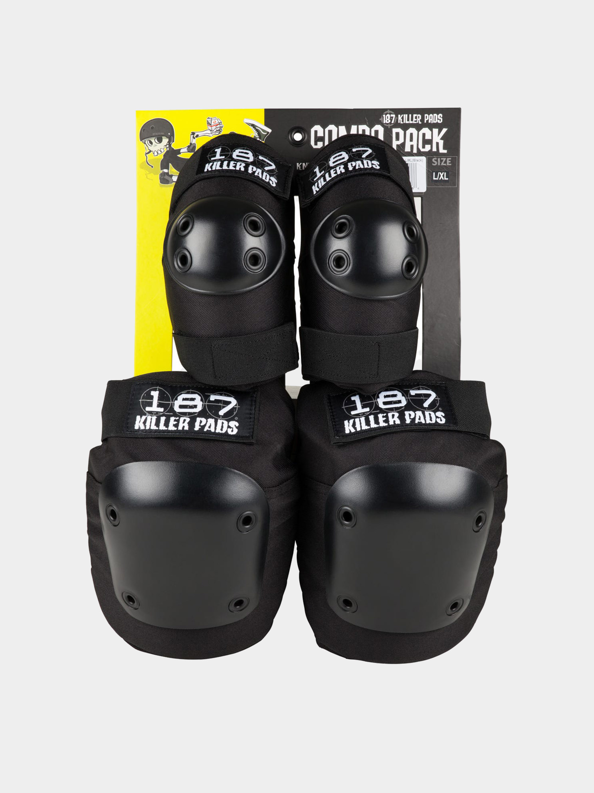 Chrániče 187 Killer Pads Combo Pack Knee & Elbow (black)