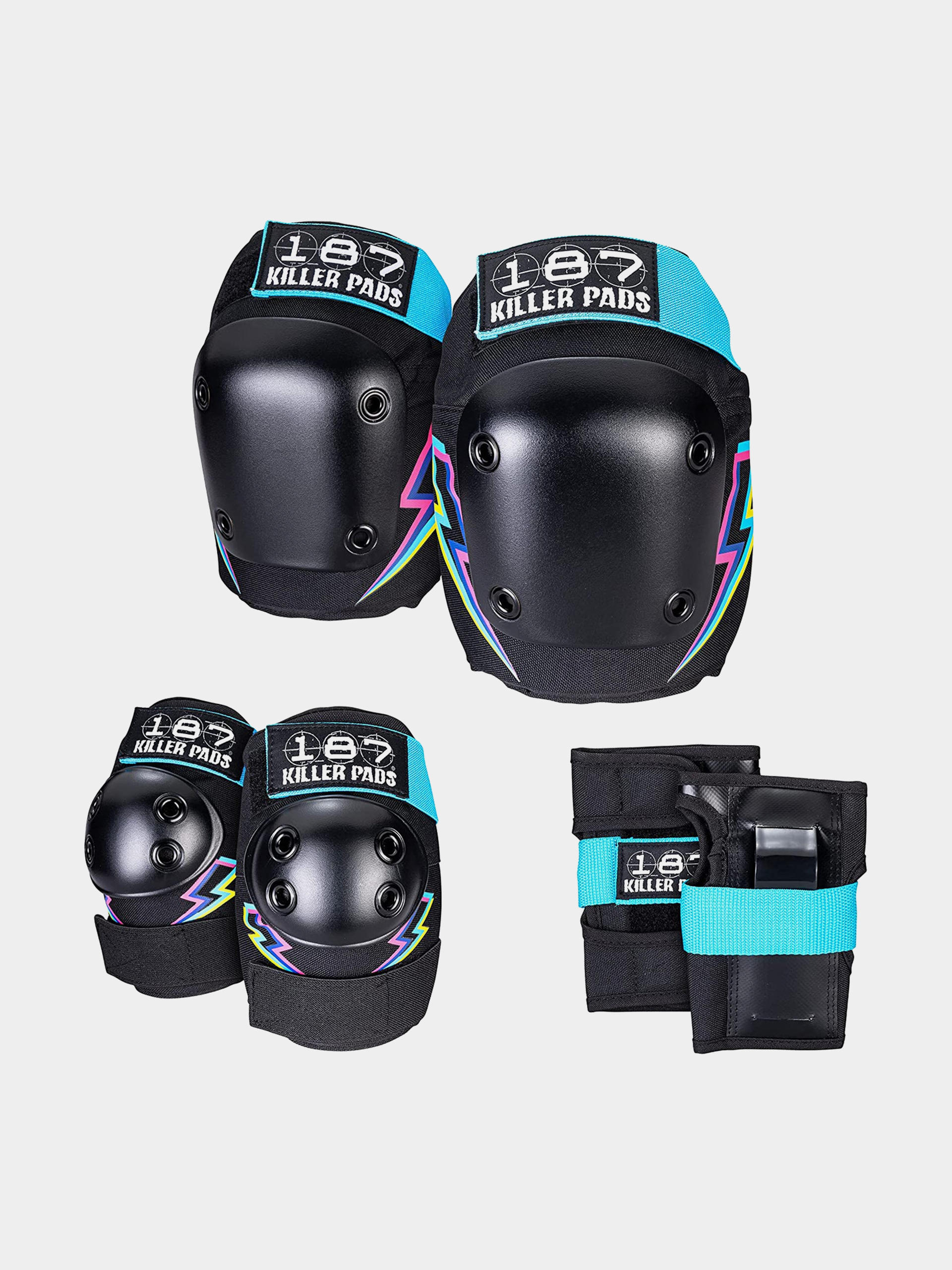 Chrániče 187 Killer Pads Six Pack Set Electric Bolt