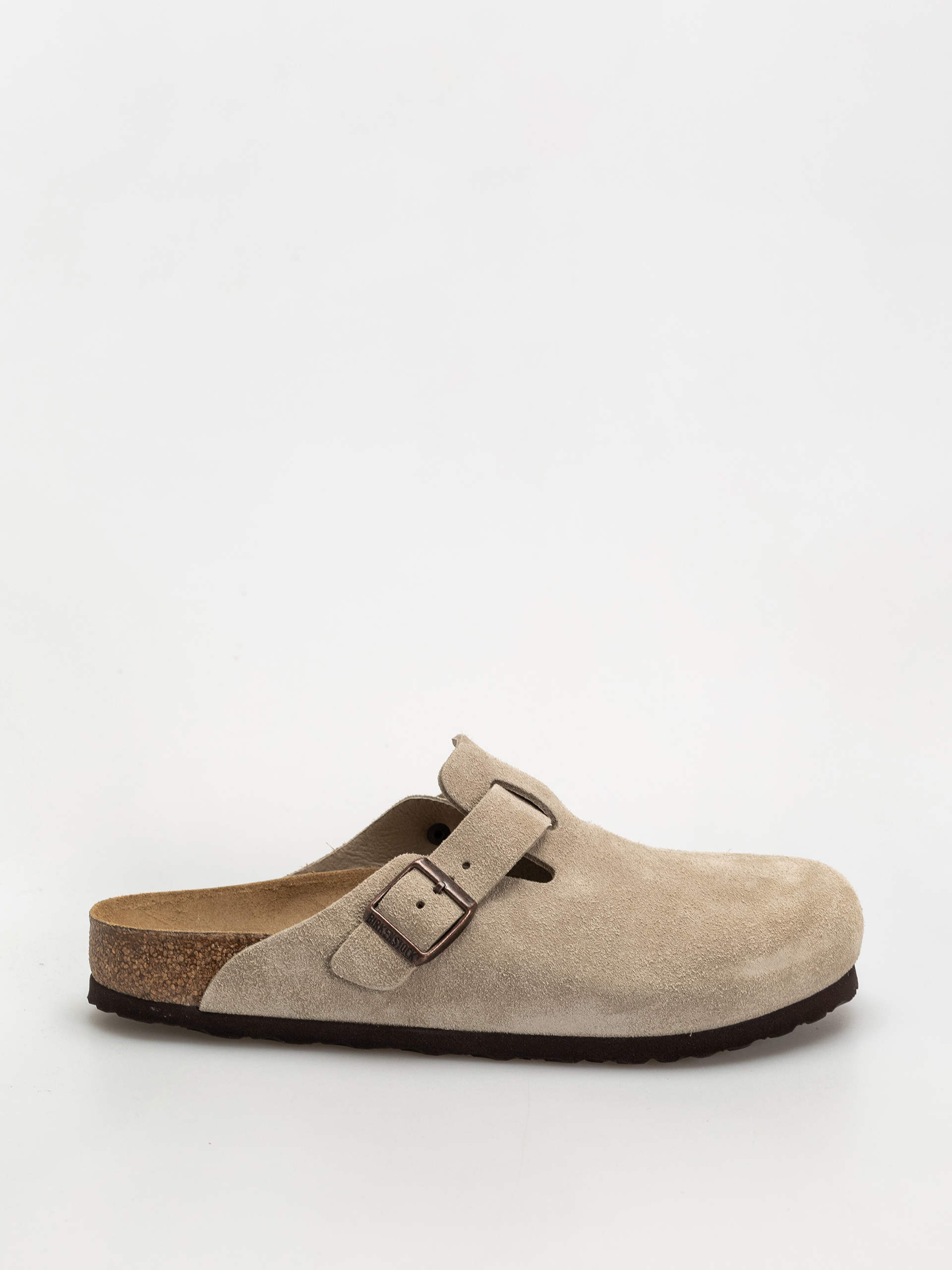 Plu00e1u017eovky Birkenstock Boston Suede Leather Regular (taupe)