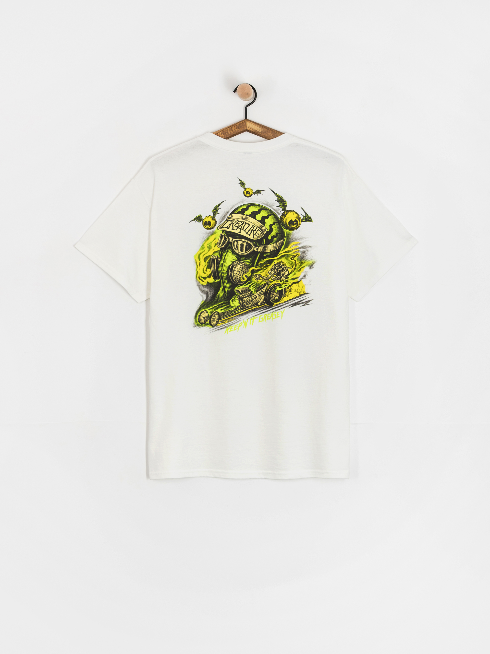 Tričko Creature Crash And Burn (white)
