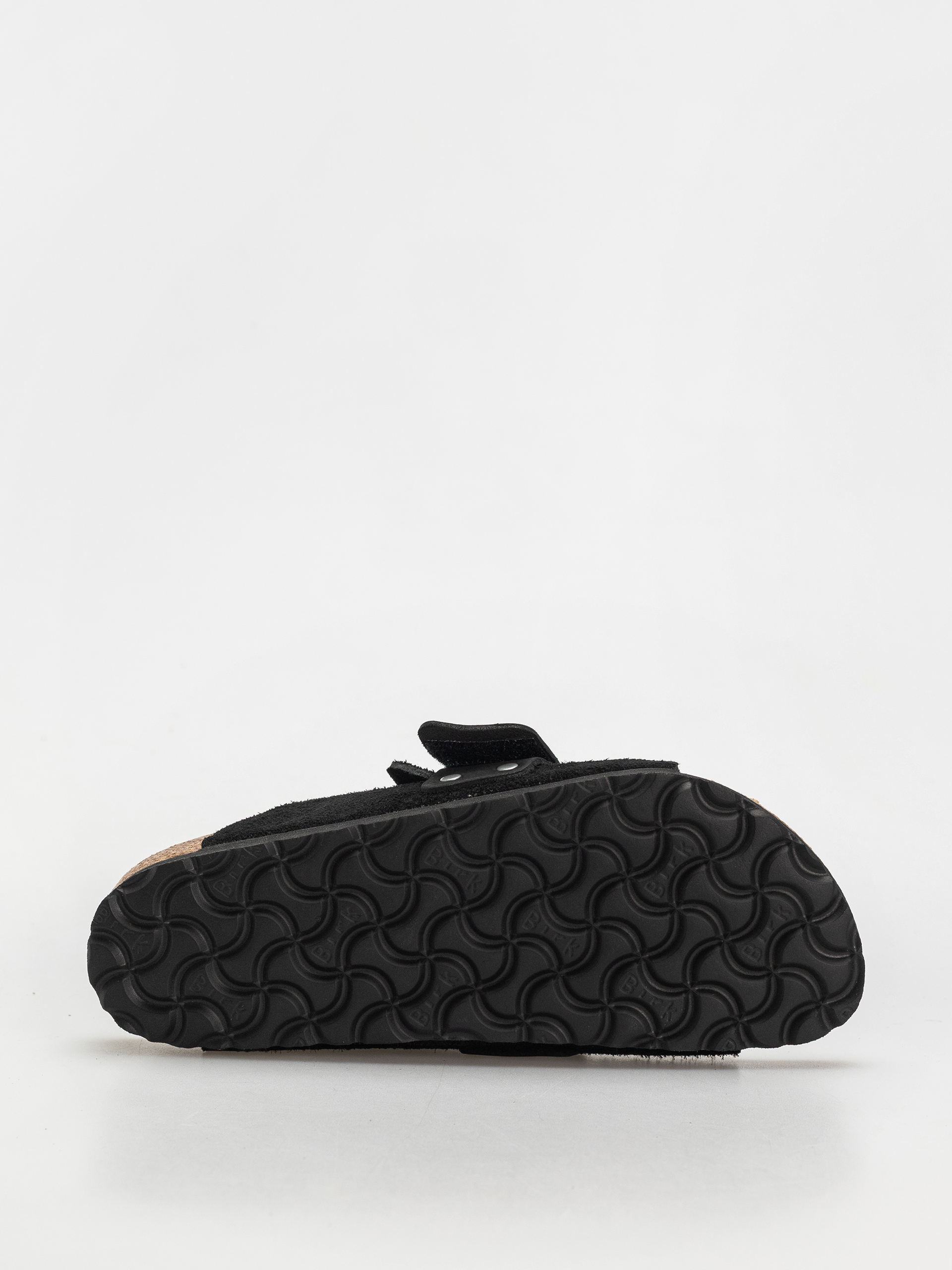 Plážovky Birkenstock Kyoto Nubuck Suede Leather Narrow Wmn (black)