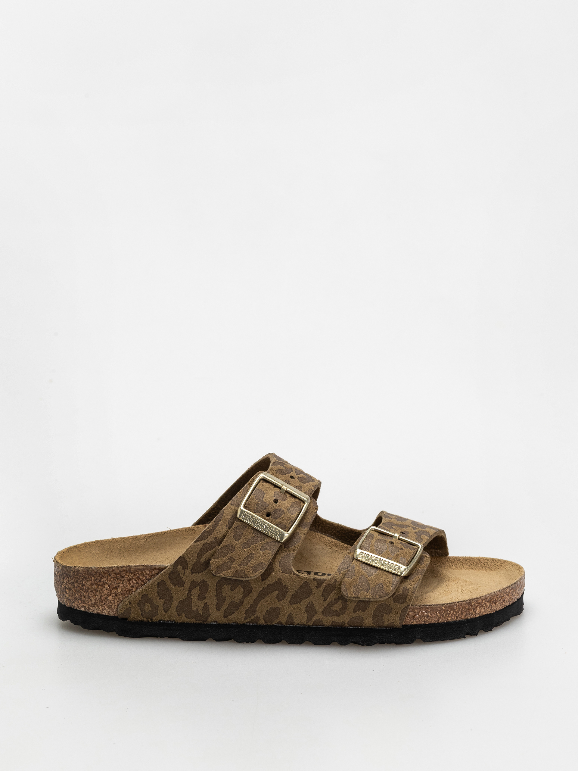 Plážovky Birkenstock Arizona Synthetics Narrow Wmn (leo khaki)