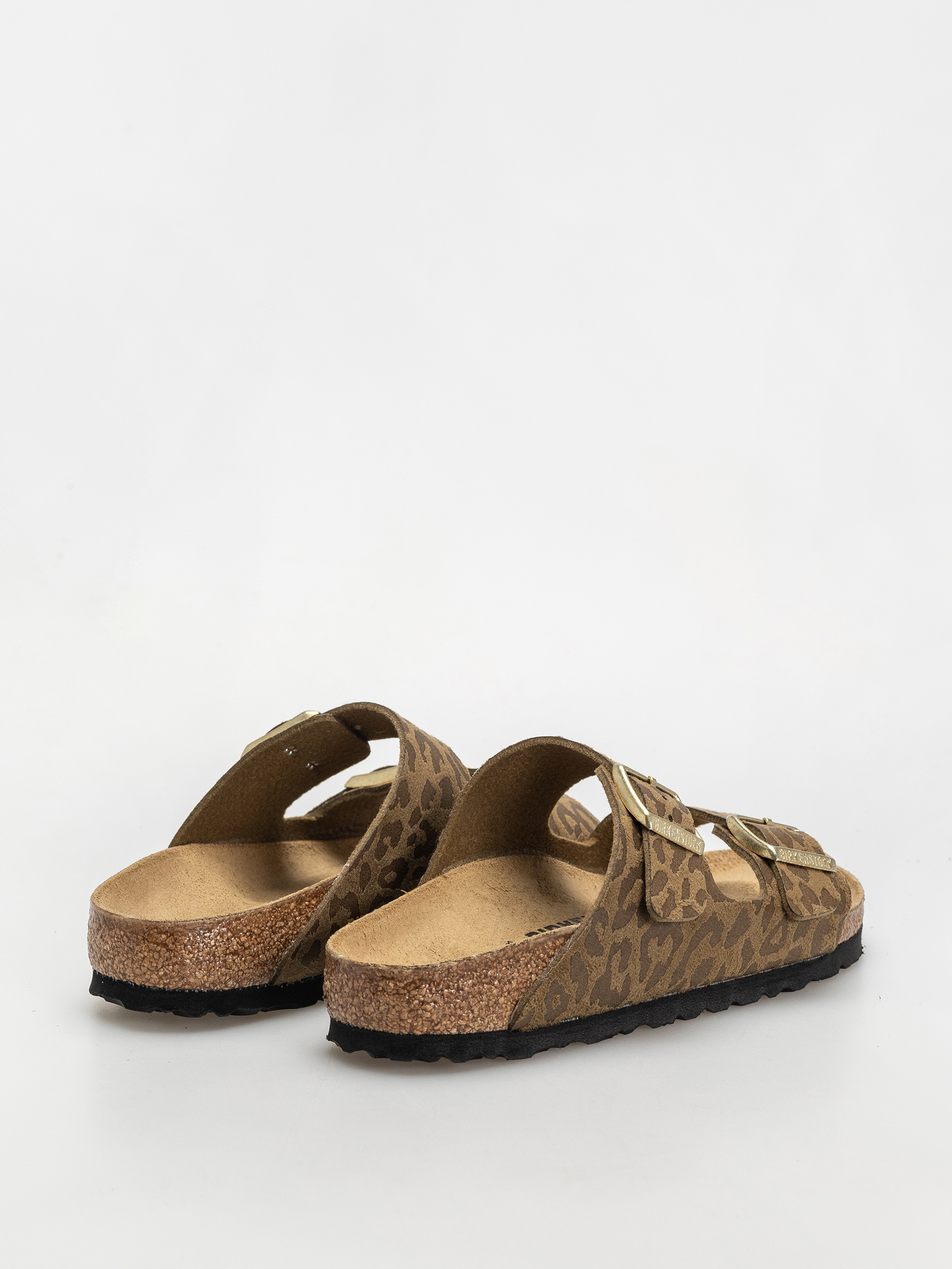 Plážovky Birkenstock Arizona Synthetics Narrow Wmn (leo khaki)