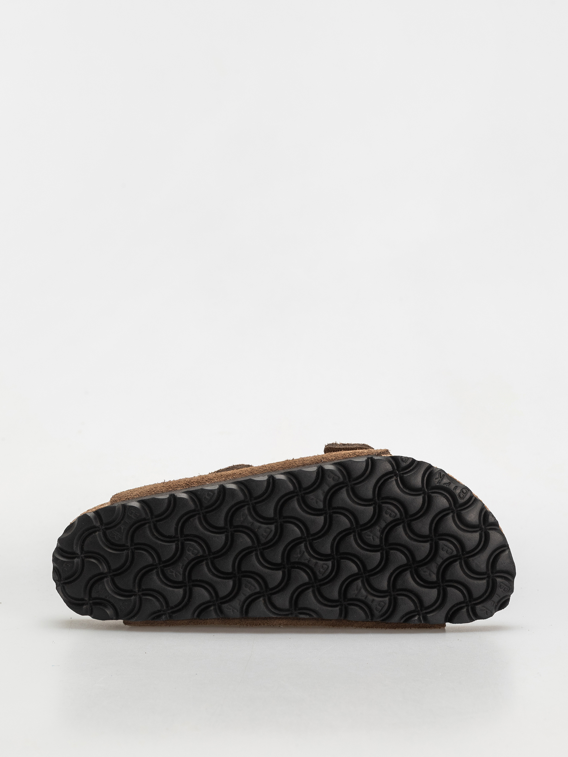 Plážovky Birkenstock Arizona Suede Leather Narrow Wmn (dark tea)