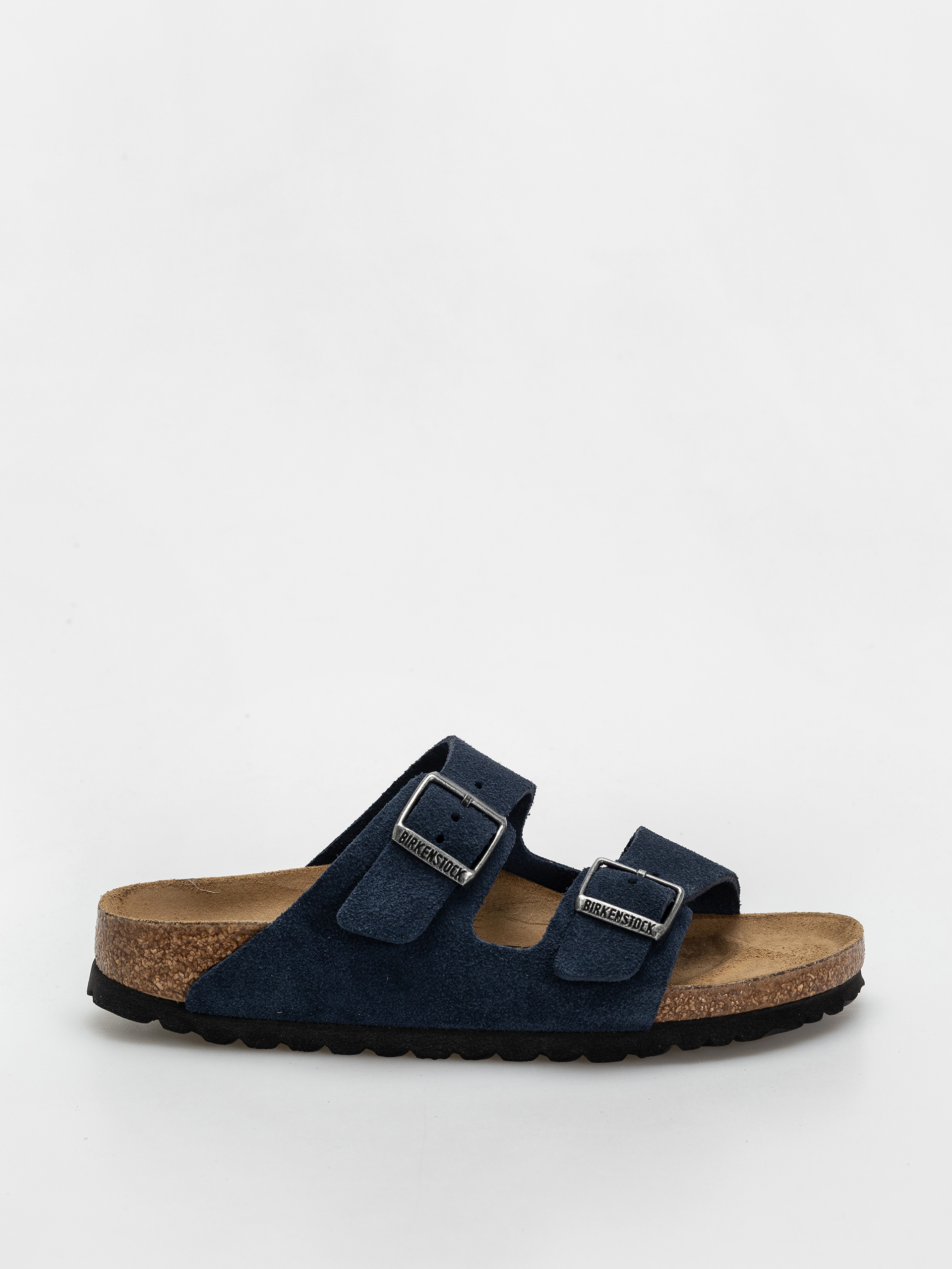 Plážovky Birkenstock Arizona Suede Leather Narrow Wmn (new navy)