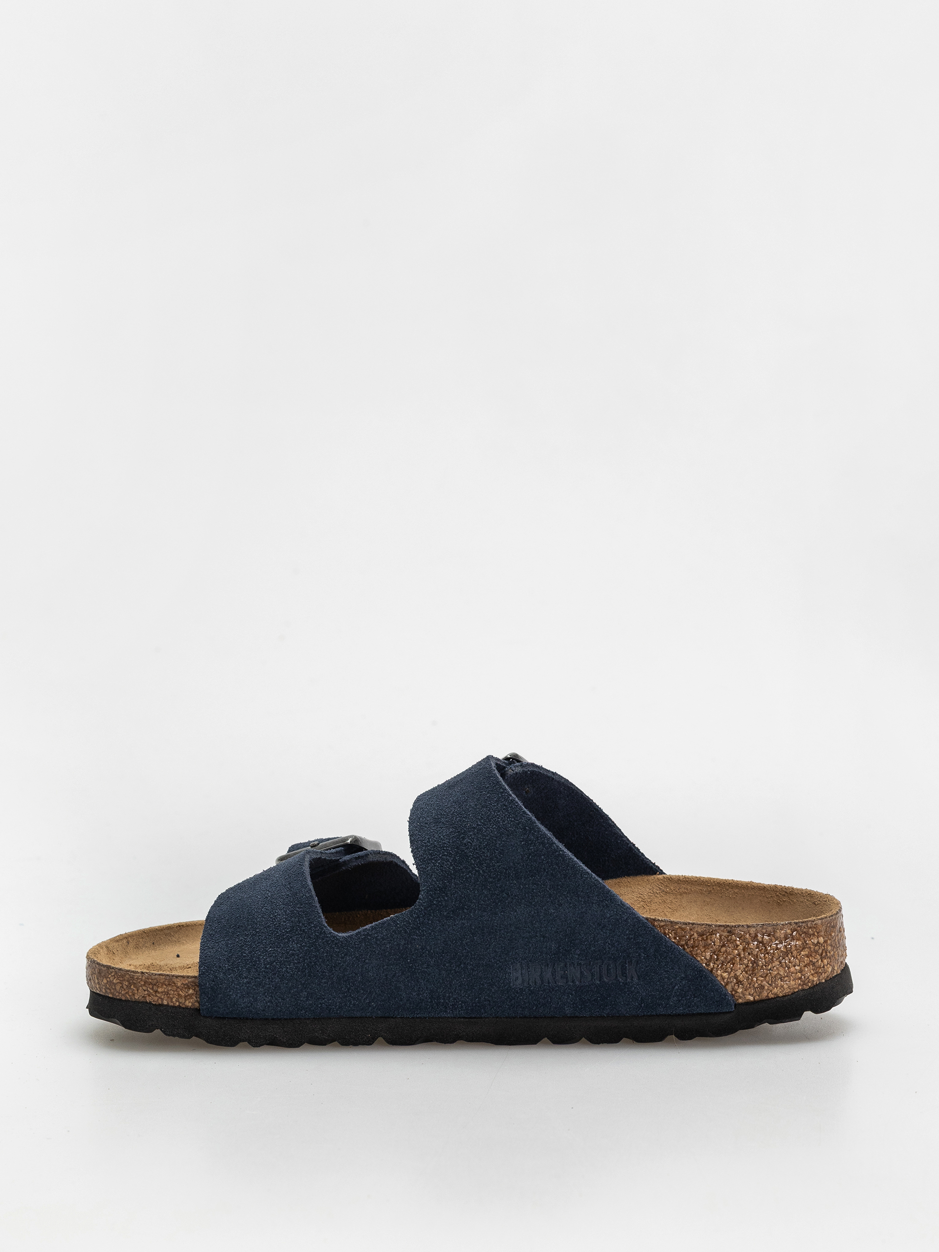 Plážovky Birkenstock Arizona Suede Leather Narrow Wmn (new navy)