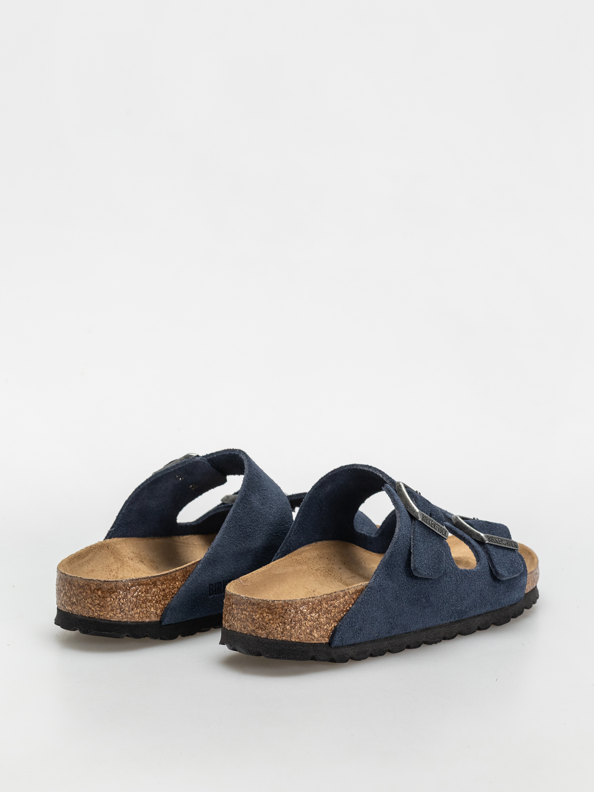 Plážovky Birkenstock Arizona Suede Leather Narrow Wmn (new navy)