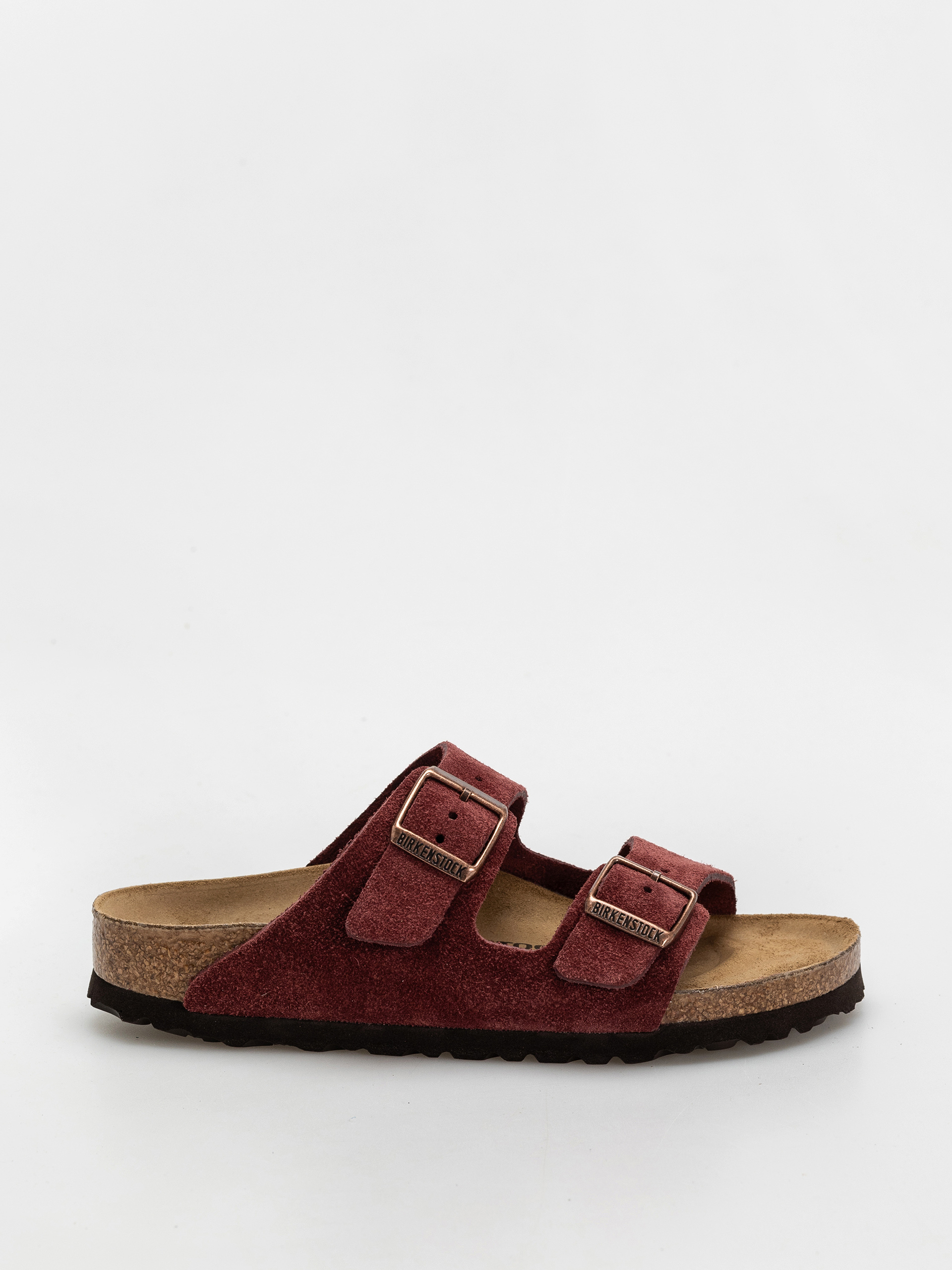 Plu00e1u017eovky Birkenstock Arizona Suede Leather Narrow Wmn (zinfandel)