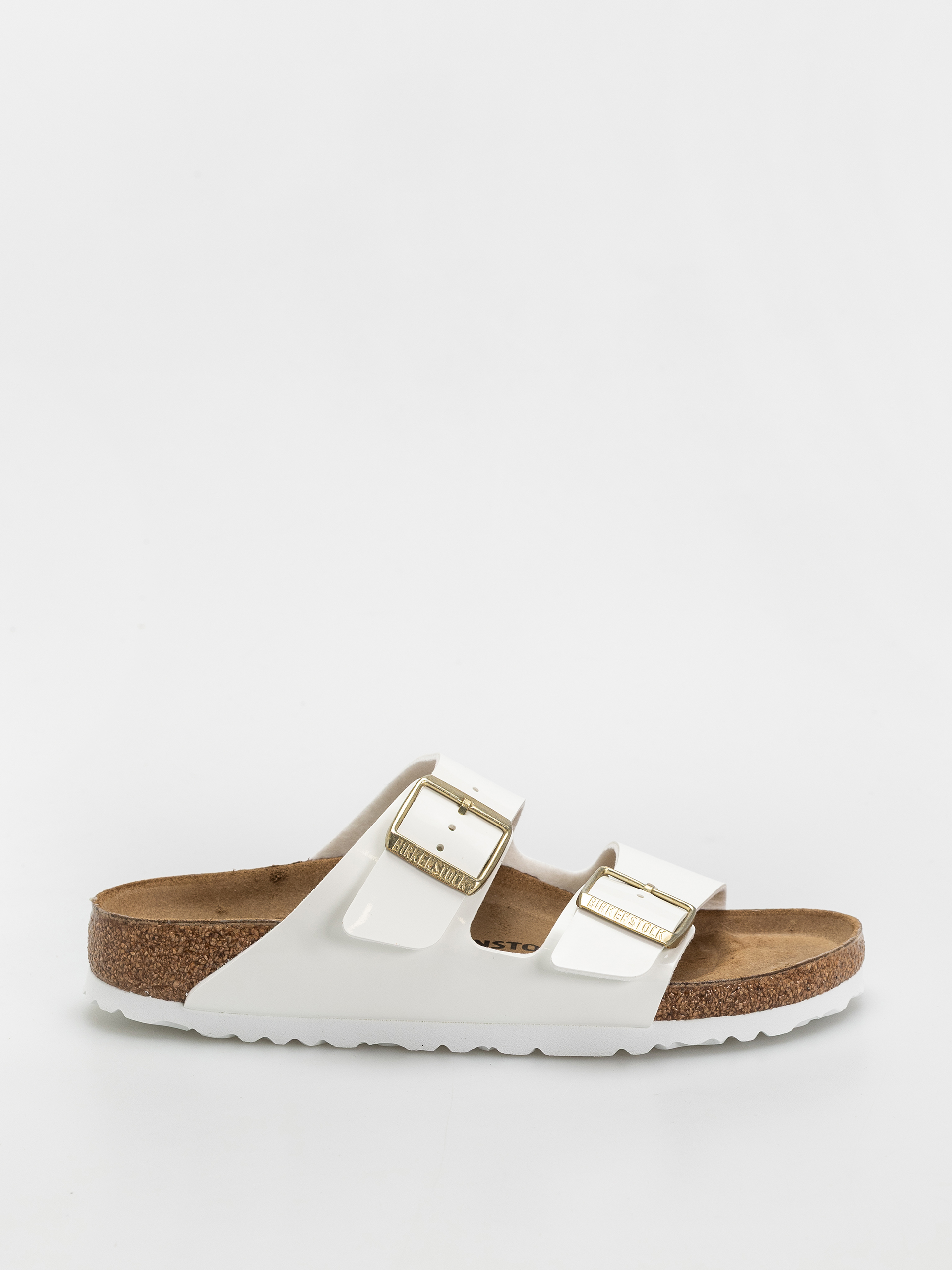 Plážovky Birkenstock Arizona Narrow Wmn (patent white)