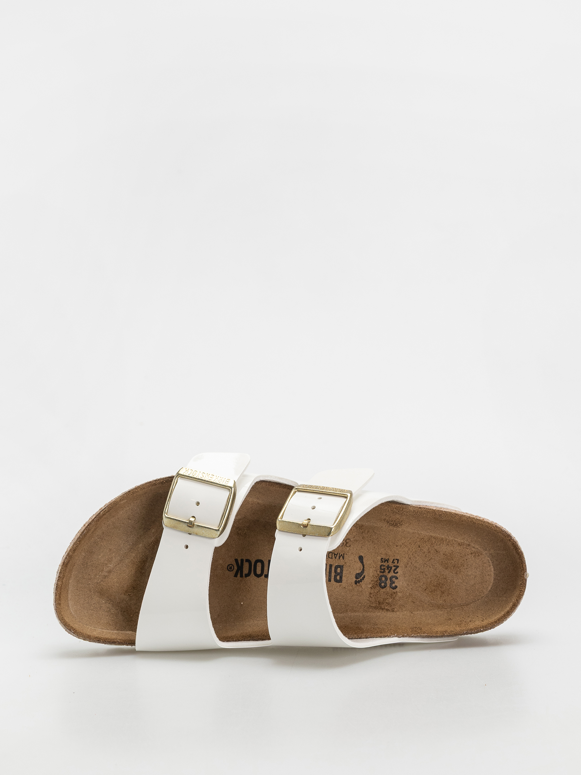 Plážovky Birkenstock Arizona Narrow Wmn (patent white)
