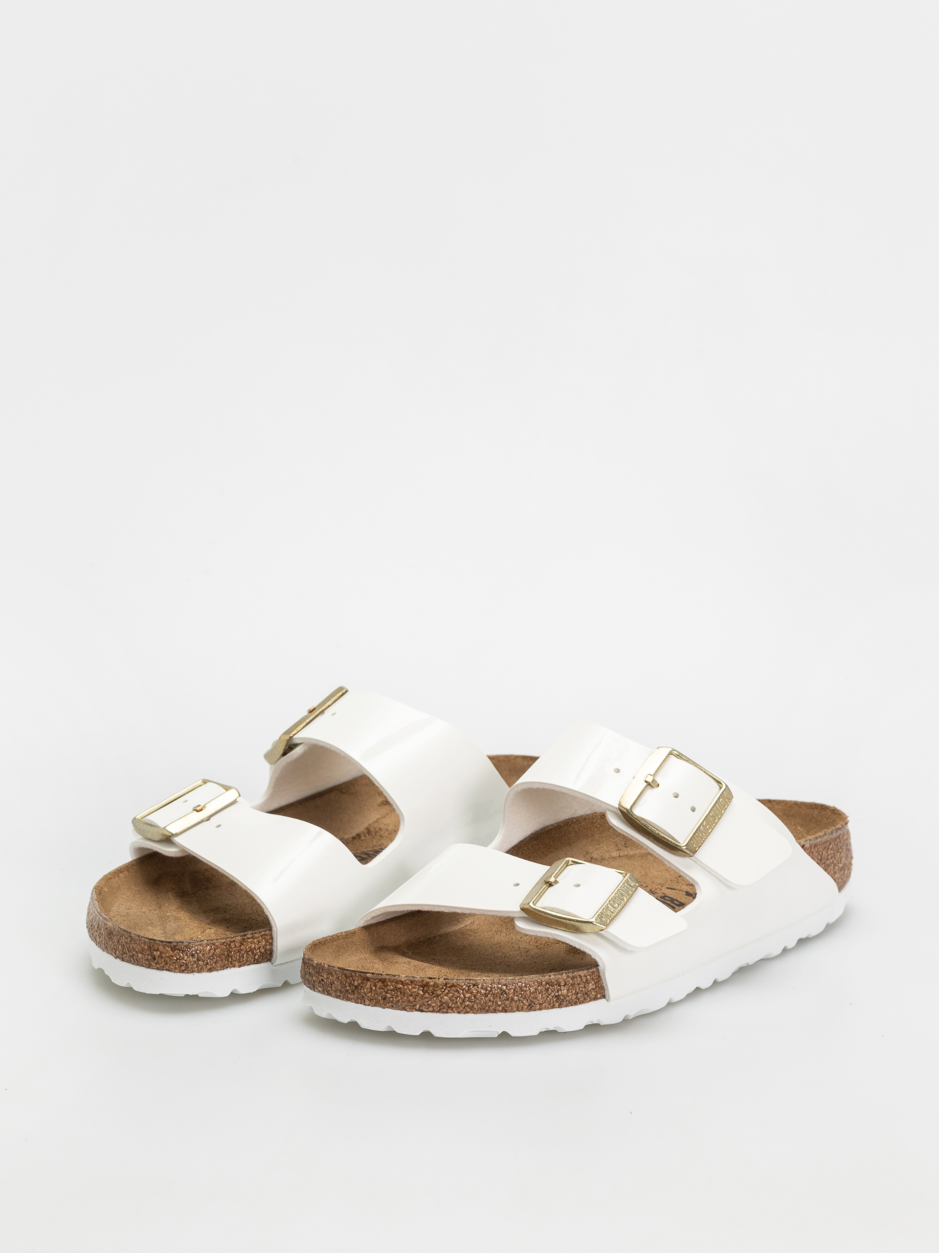 Plážovky Birkenstock Arizona Narrow Wmn (patent white)