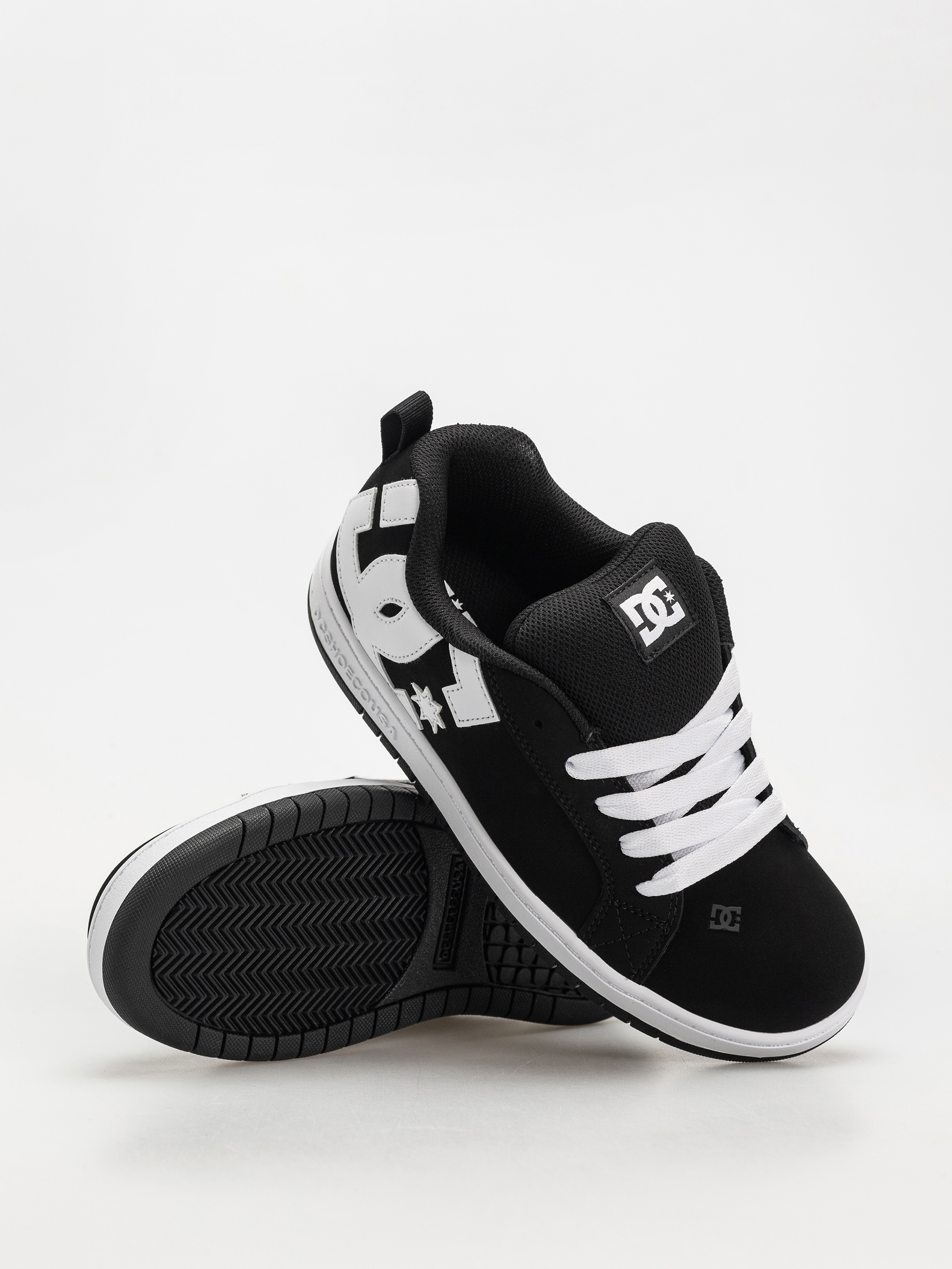 Dětské boty DC Court Graffik JR (black/white)