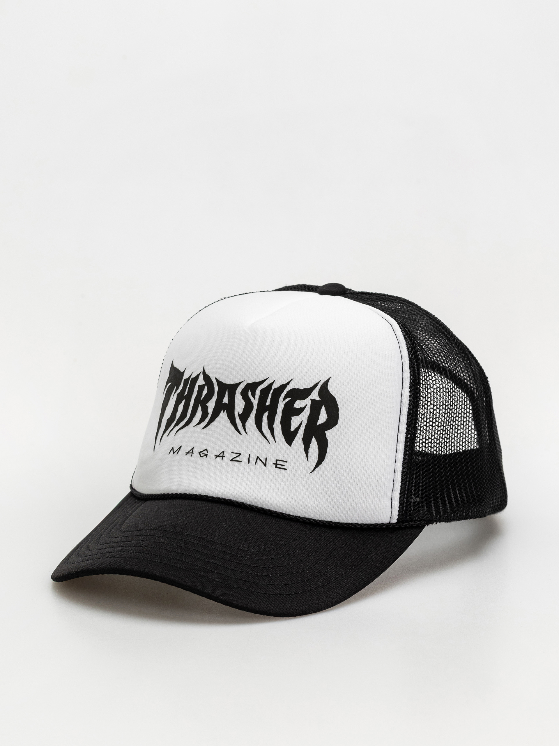 Kšiltovka  Thrasher Metal Trucker (black/white/black)