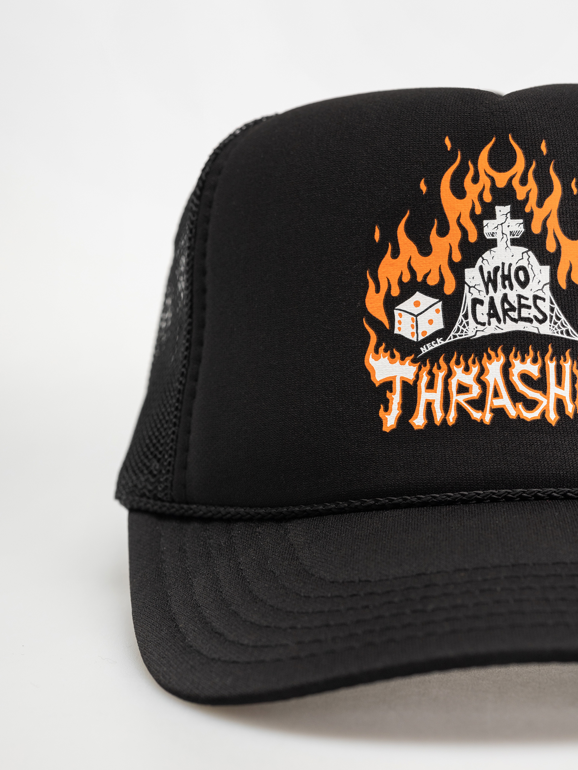 Kšiltovka  Thrasher Who Cares by Neckface Trucker (trucker)