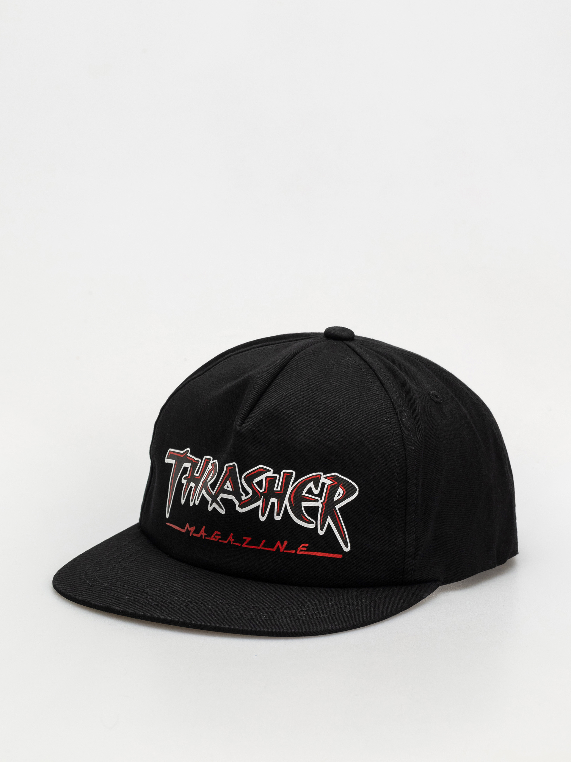 Kšiltovka  Thrasher Slash Snapback (black)