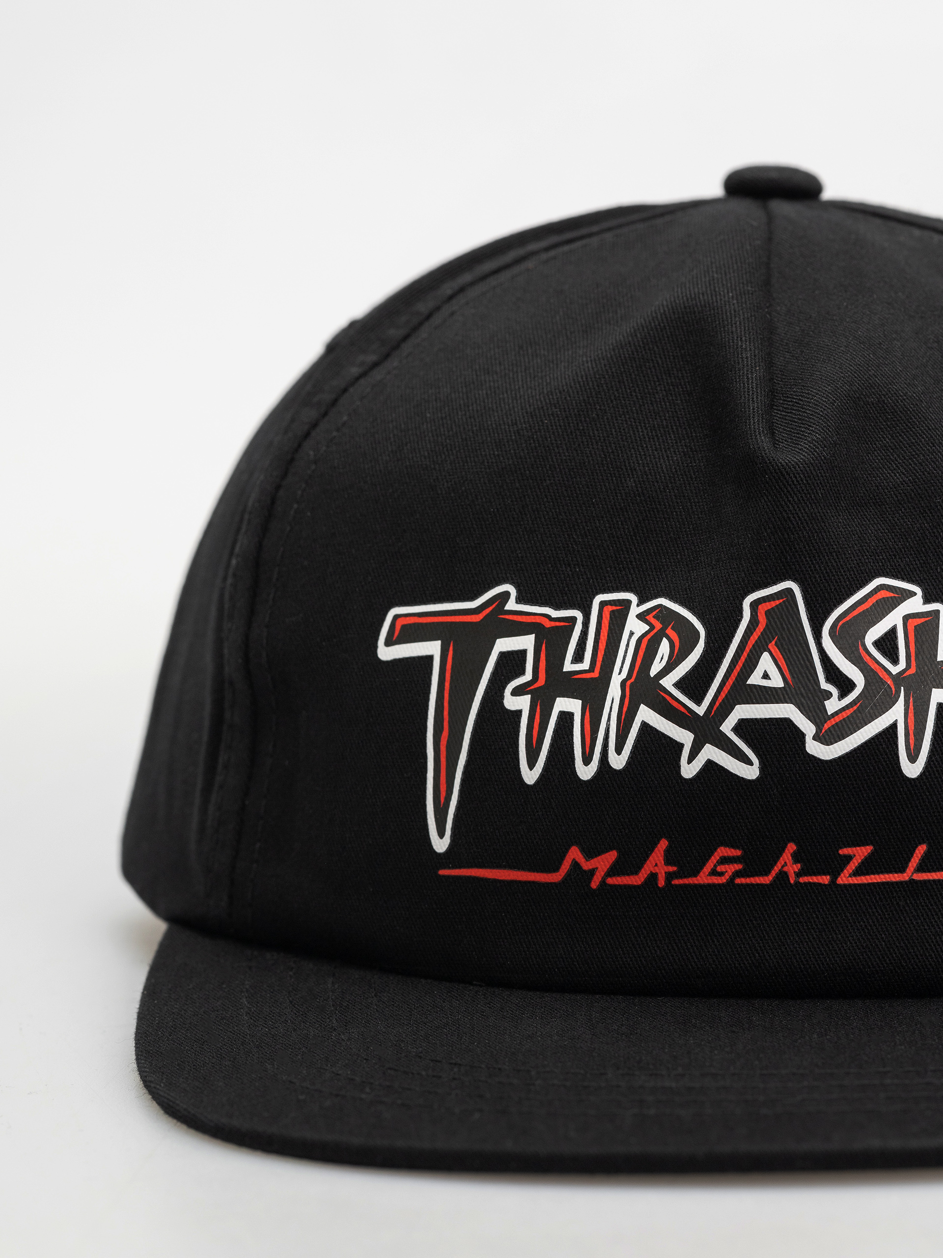 Kšiltovka  Thrasher Slash Snapback (black)