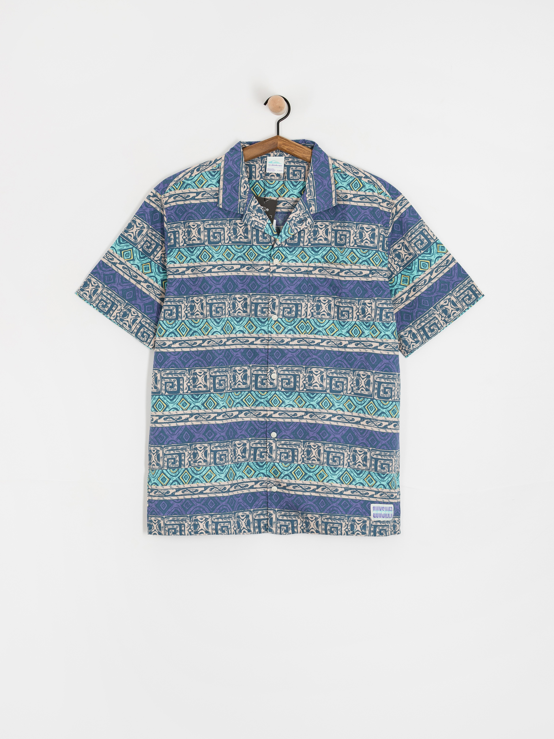 Košile Quiksilver Global Heat (aqua sky global heat)