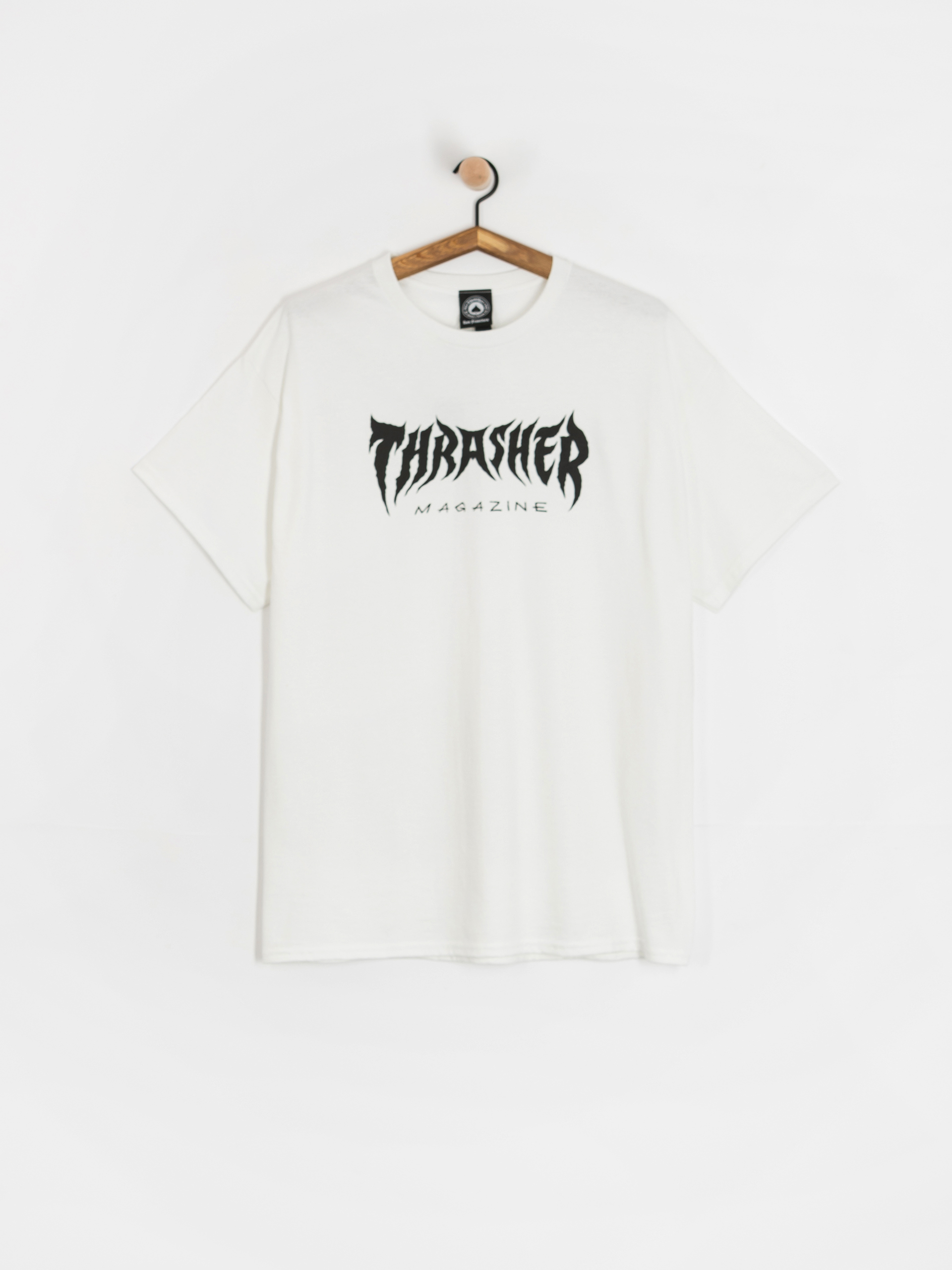 Tričko Thrasher Metal (white)