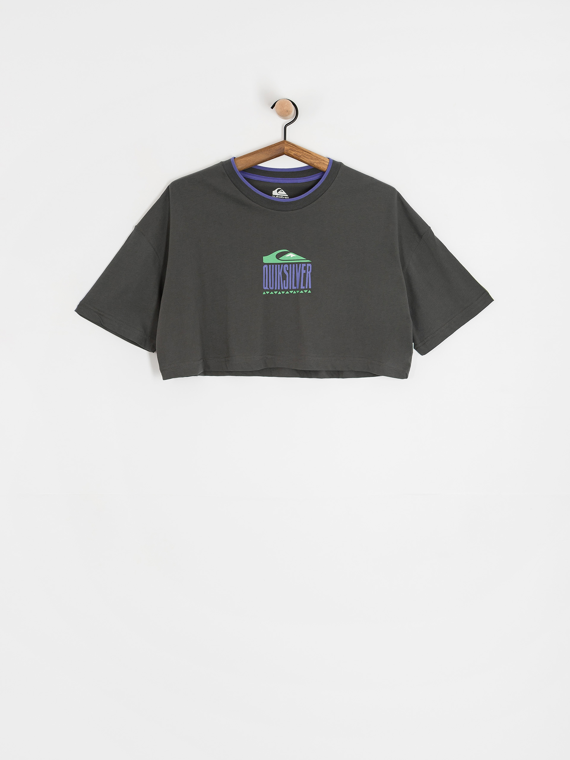 Tričko Quiksilver Maxi Crop Wmn (dark shadow)