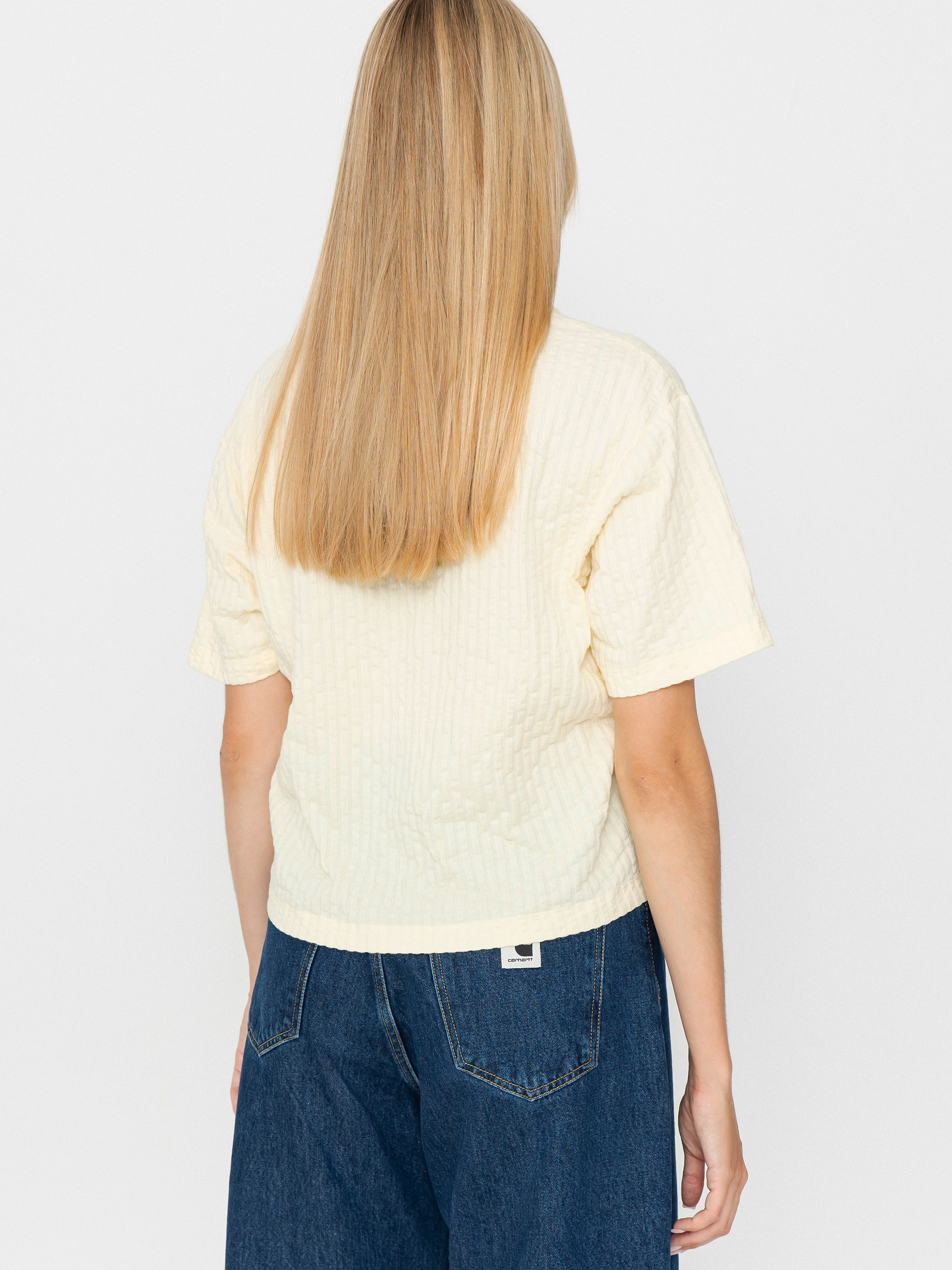 Košile Vans Bedford Knit Button Up Wmn (lemon icing)