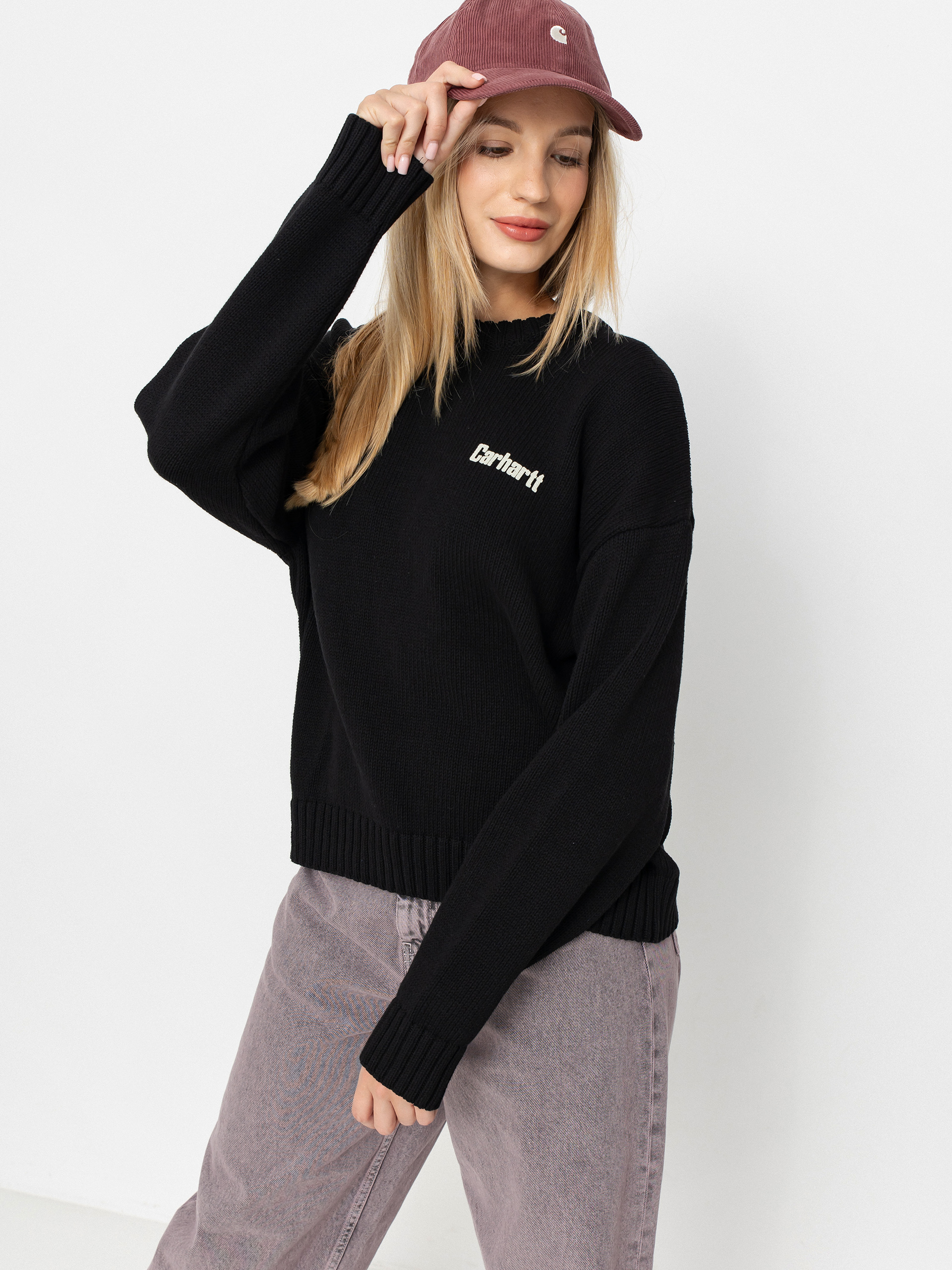 Svetr Carhartt WIP Growth Wmn (black)