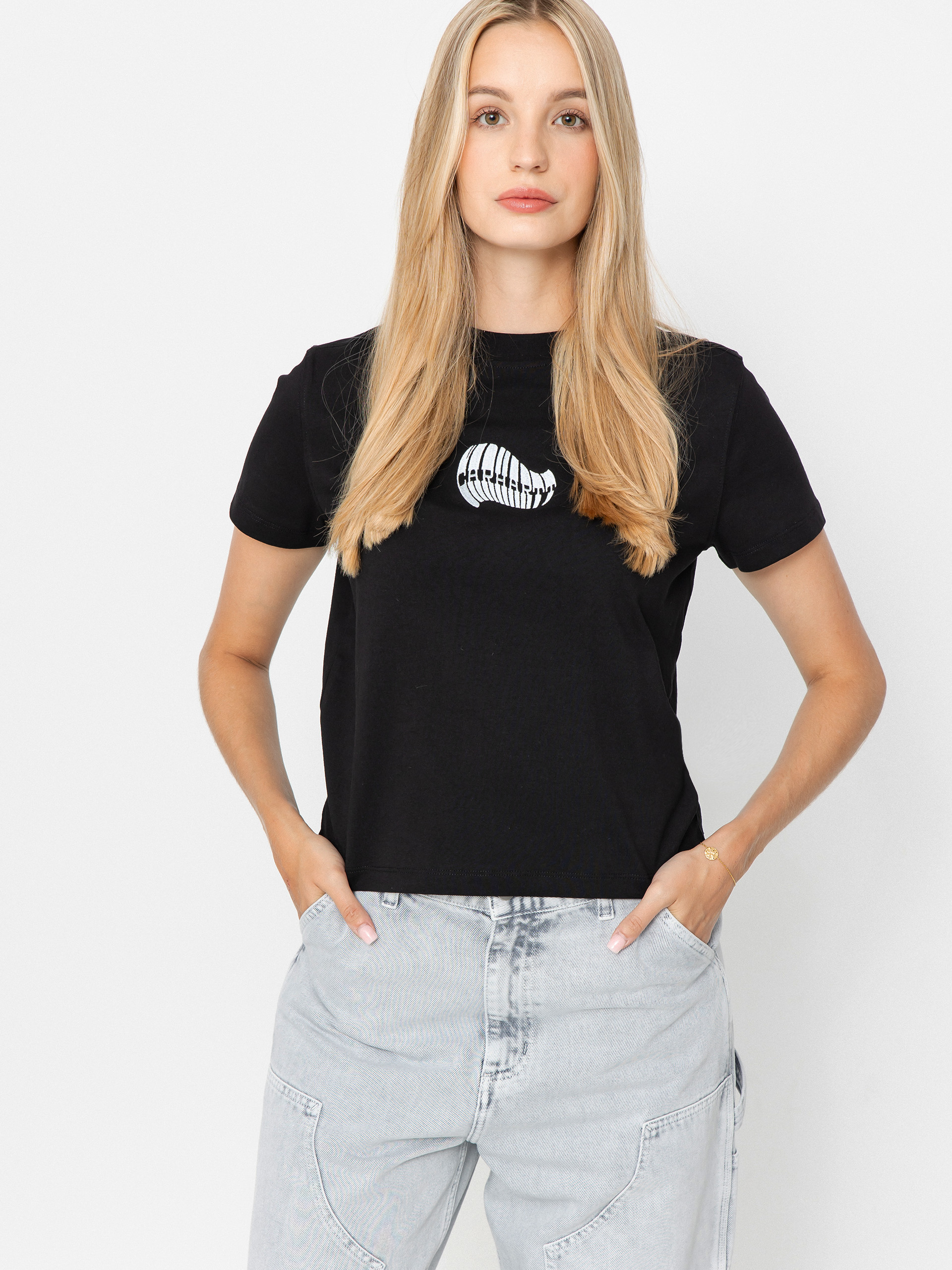 Triu010dko Carhartt WIP Psshh Wmn (black/blue fog)