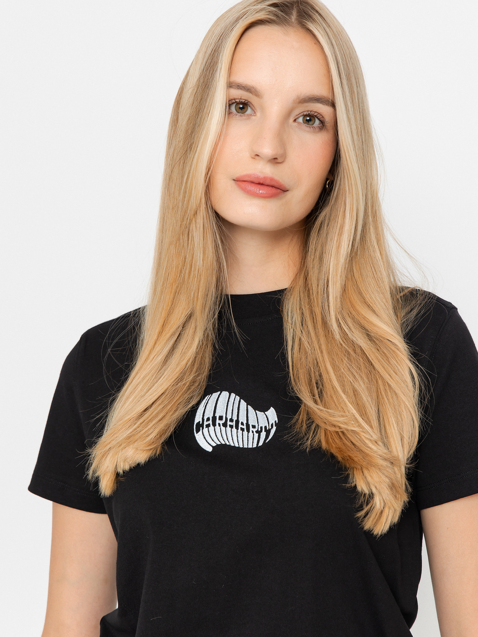 Tričko Carhartt WIP Psshh Wmn (black/blue fog)