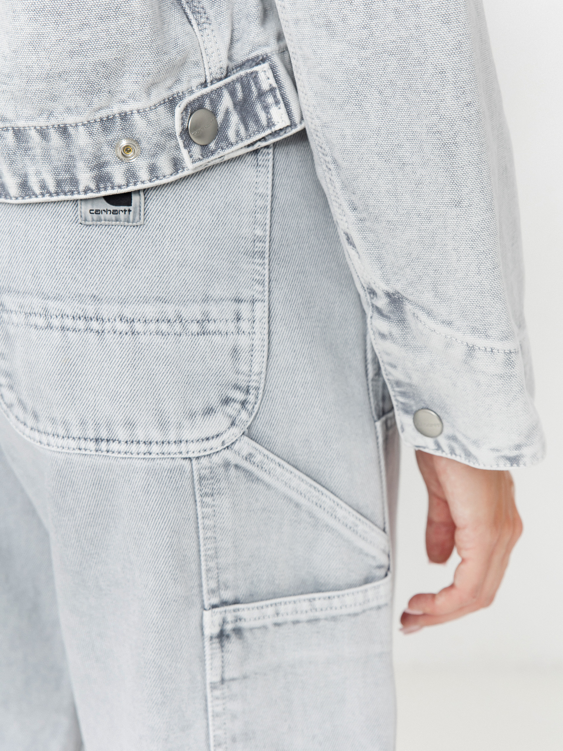 Bunda Carhartt WIP Emery Wmn (black/black/chalk wash)