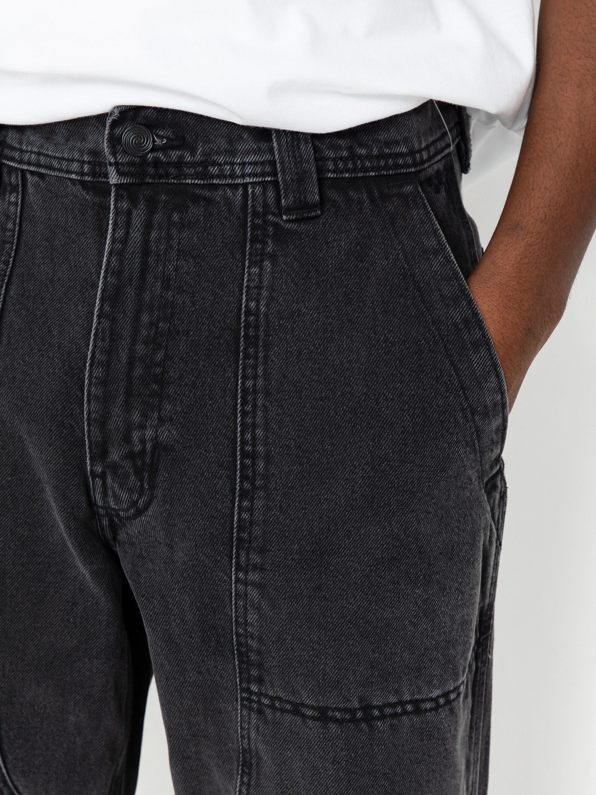 Kalhoty Vans Skate Loose Utility Denim (pirate black)