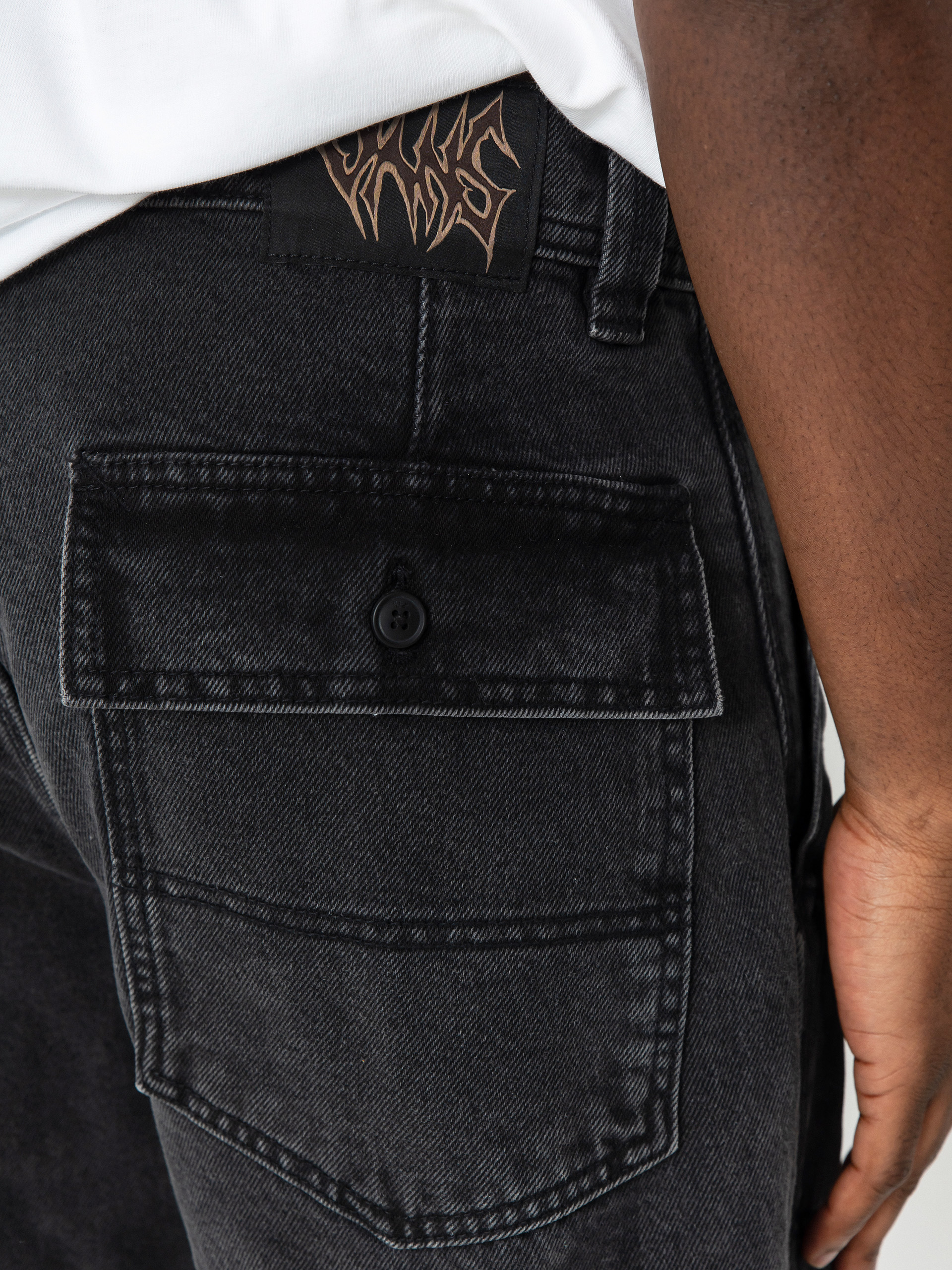 Kalhoty Vans Skate Loose Utility Denim (pirate black)