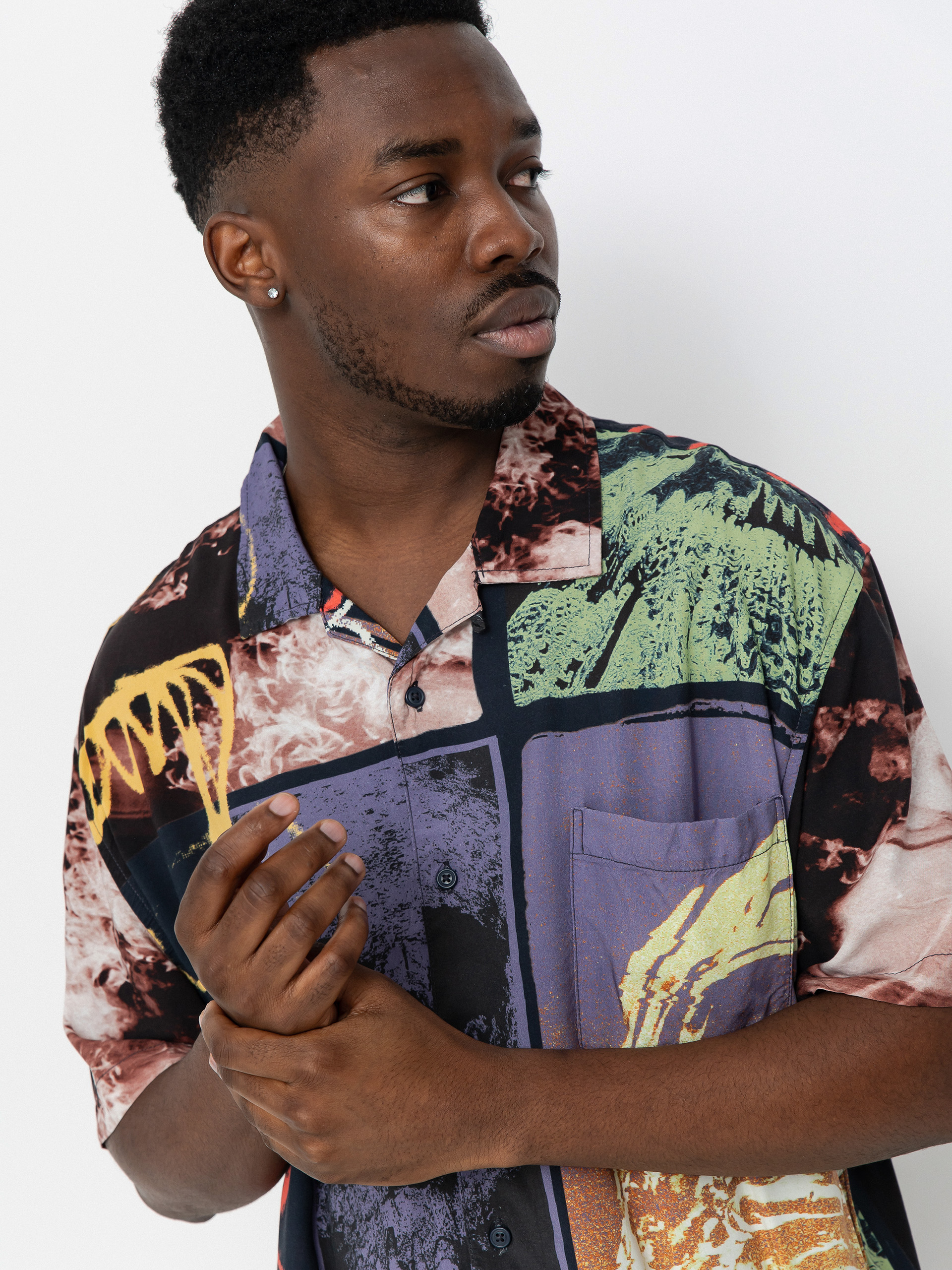 Košile Vans Prospect Collage (parisian night)