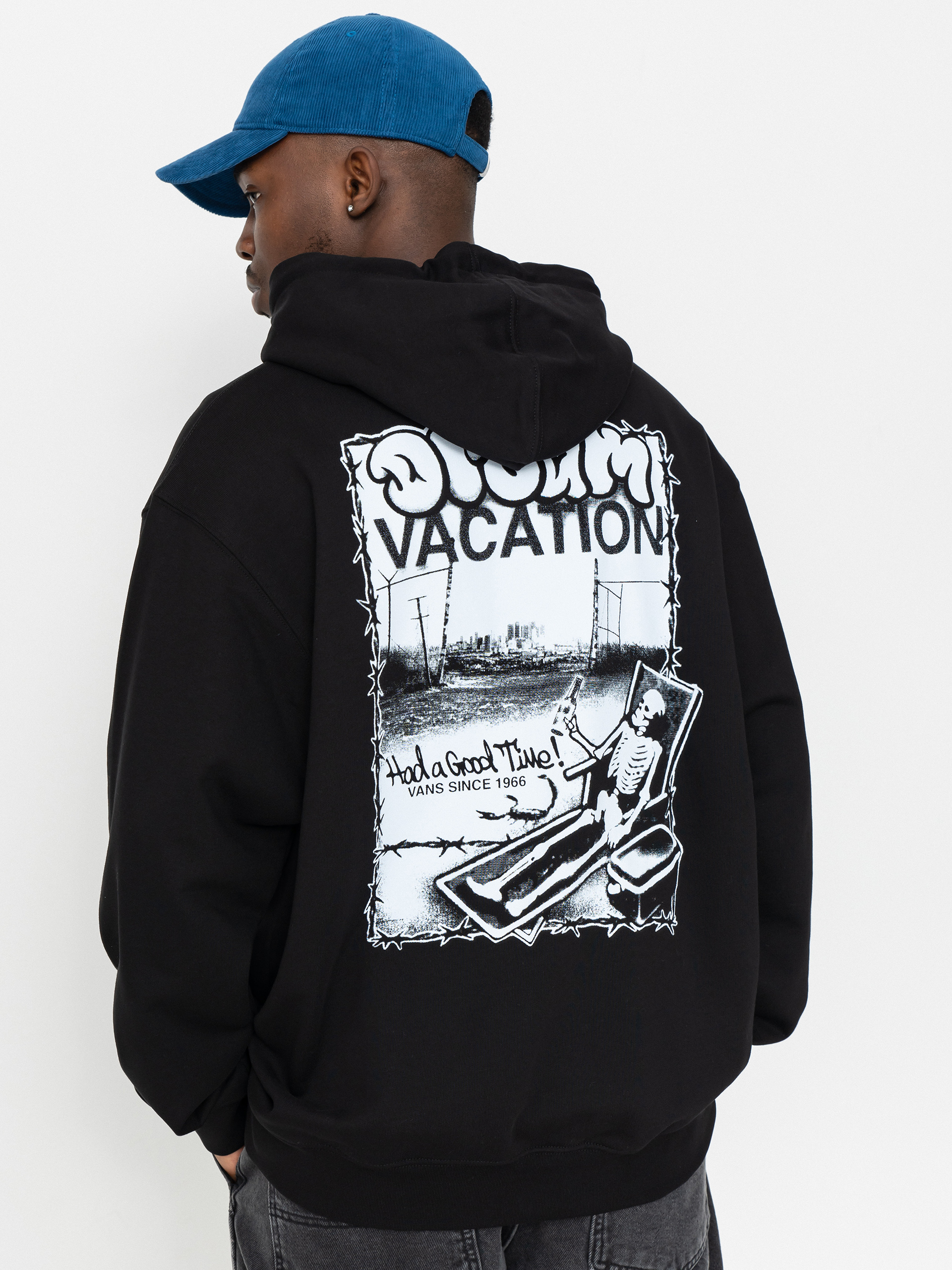 Mikina s kapucí Vans Good Times HD (black)