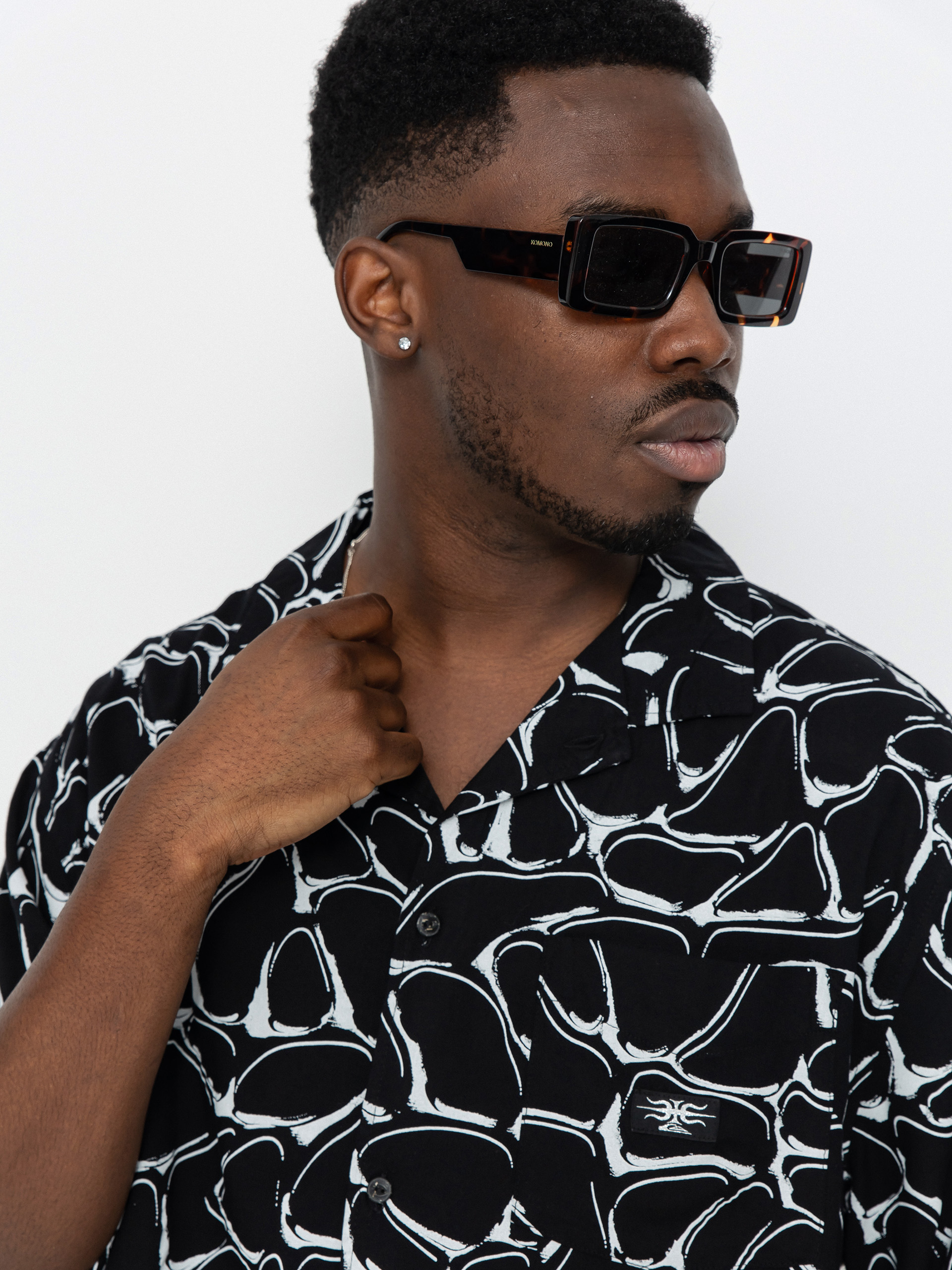 Košile Quiksilver Mercury Chrome Shirt (black mercury chrome)