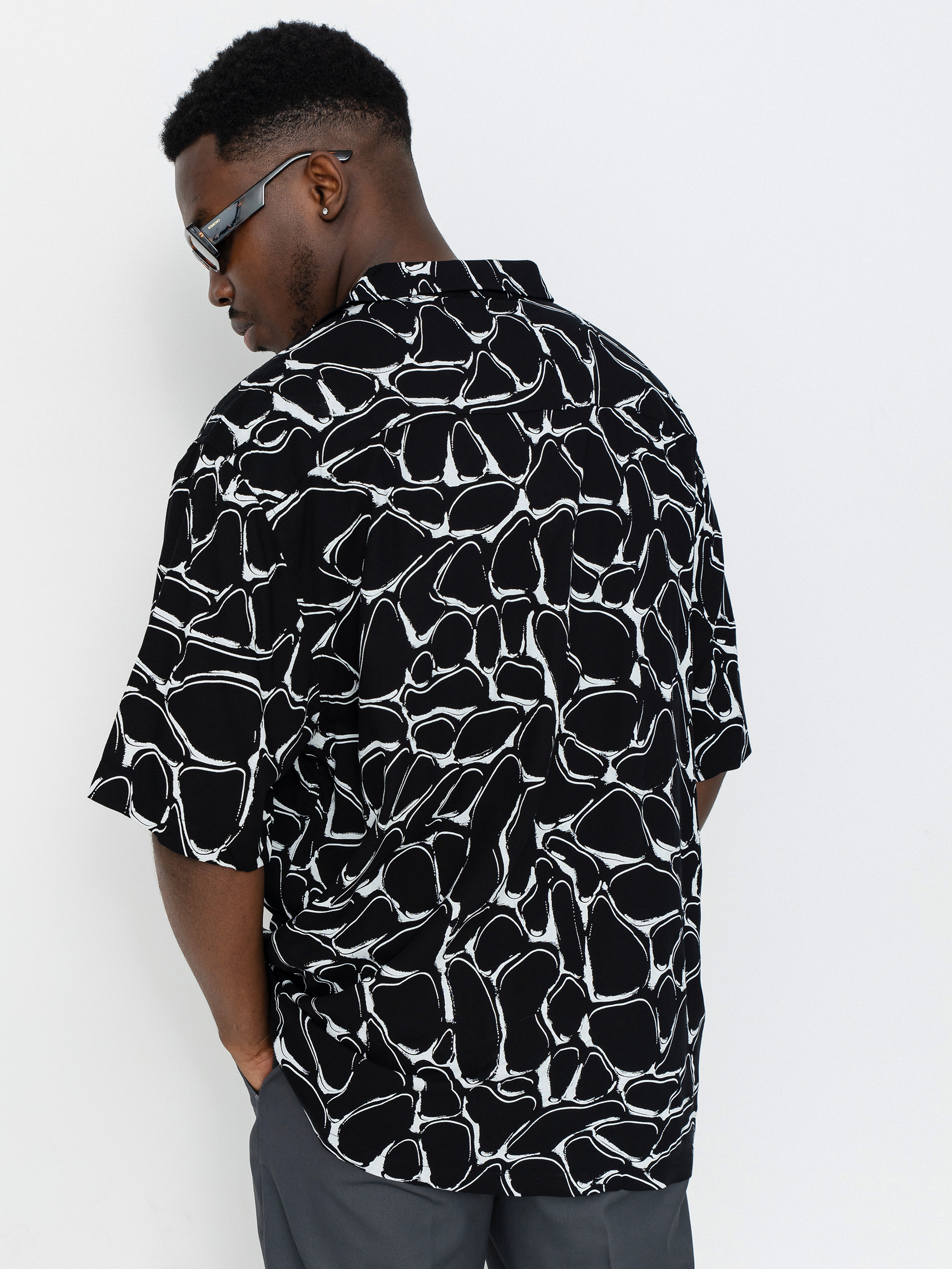 Košile Quiksilver Mercury Chrome Shirt (black mercury chrome)