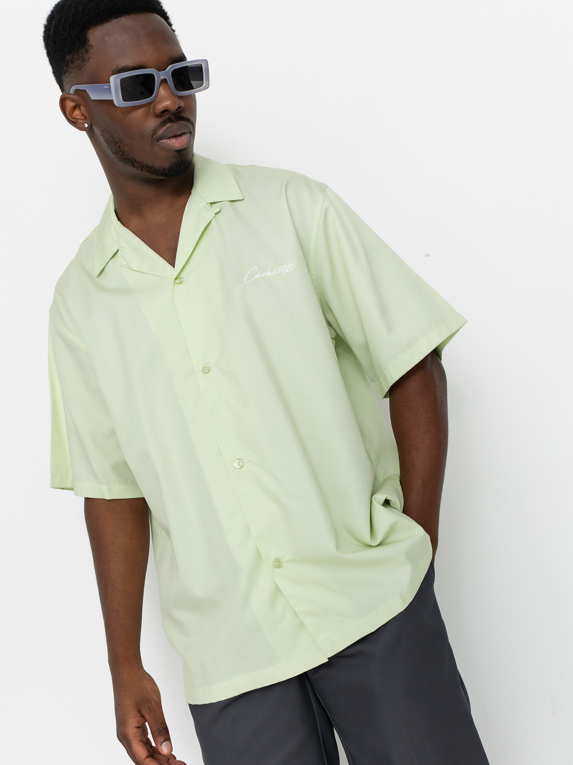 Kou0161ile Carhartt WIP Delray (air green/white)