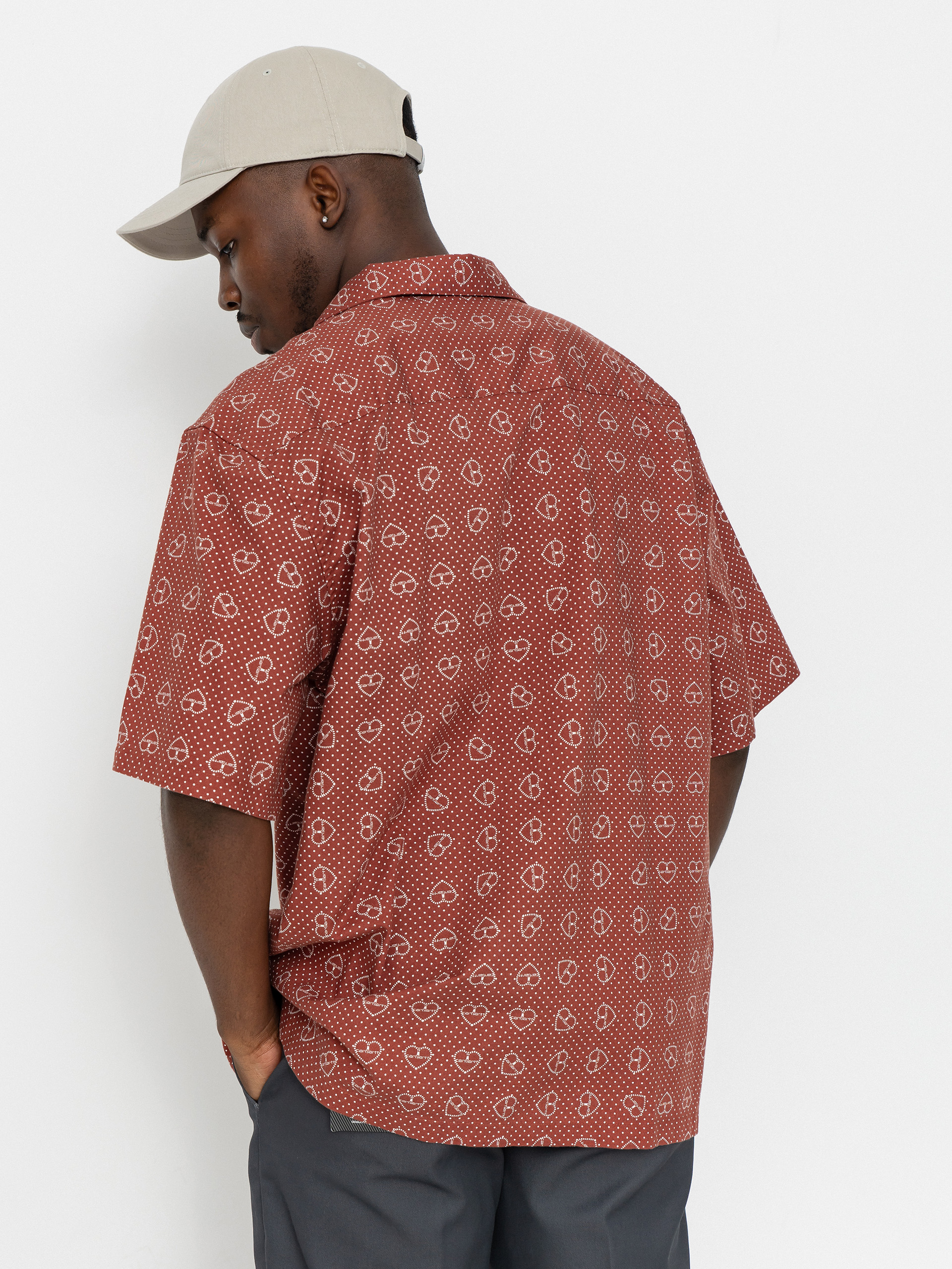 Košile Carhartt WIP Furoshiki (furoshiki print/henna)