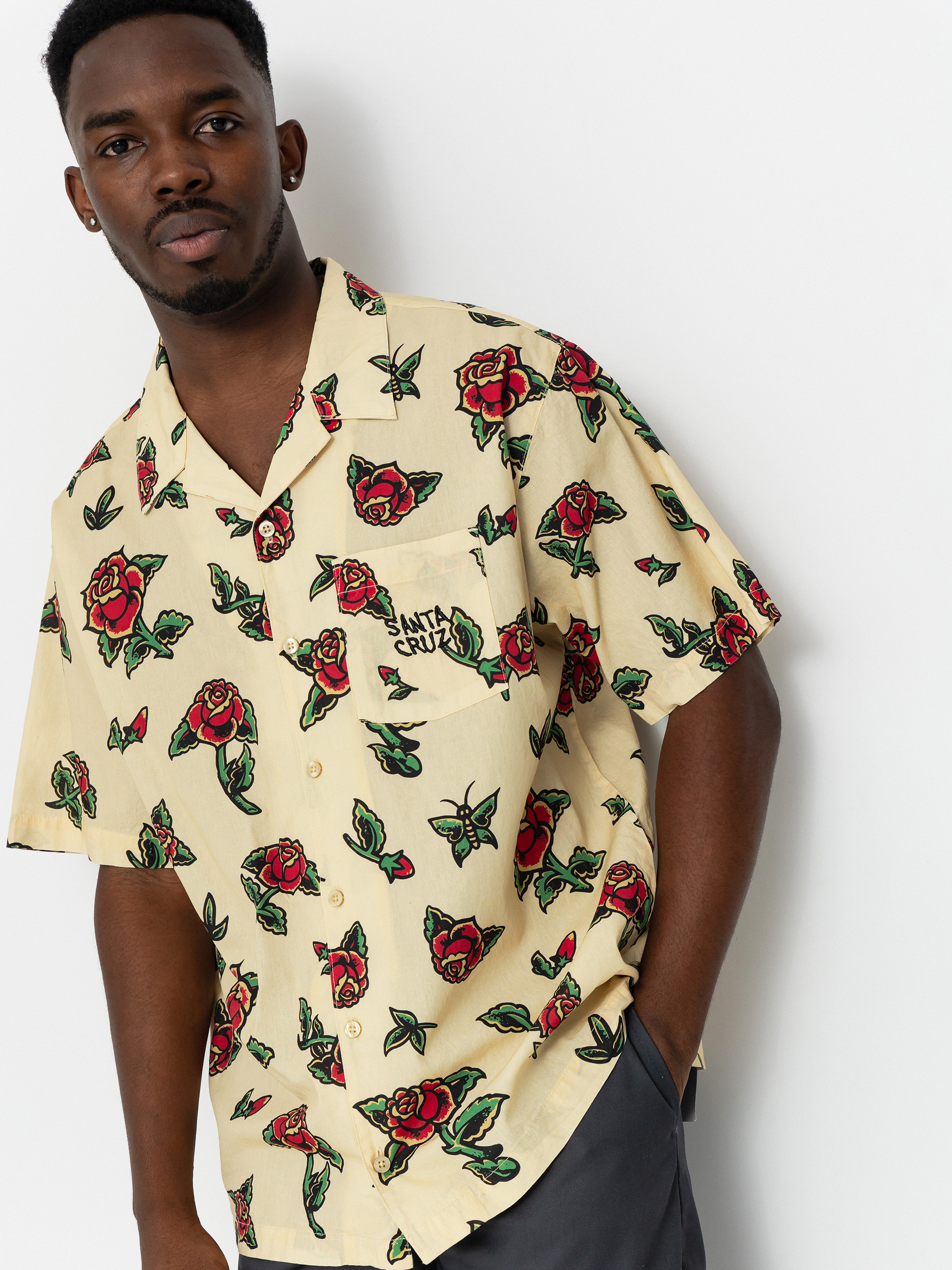 Košile Santa Cruz Flash Roses Shirt (flash roses)
