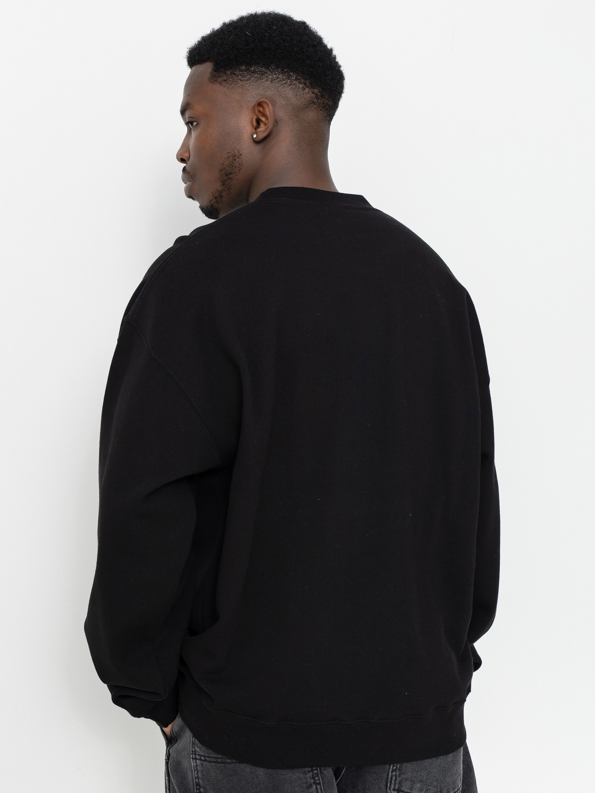 Mikina Polar Skate Dave Crewneck Shy Bow (black)