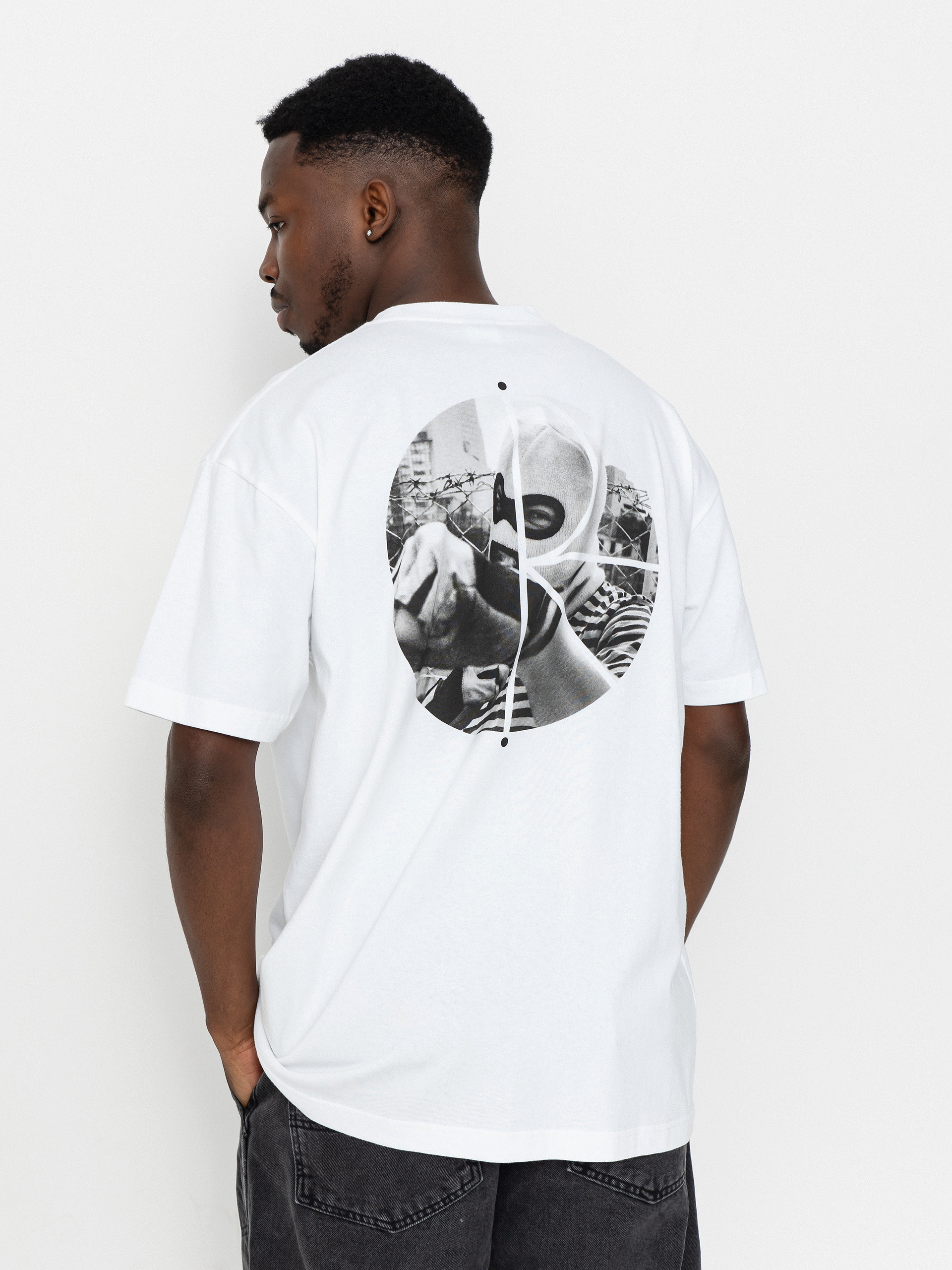Tričko Polar Skate Fill Logo Klez (white)