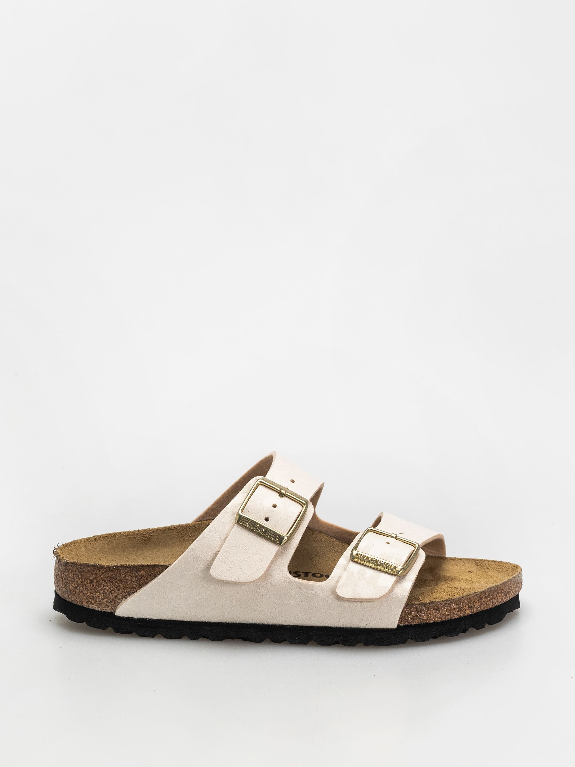 Plážovky Birkenstock Arizona Synthetics Narrow Wmn (leo eggshell)