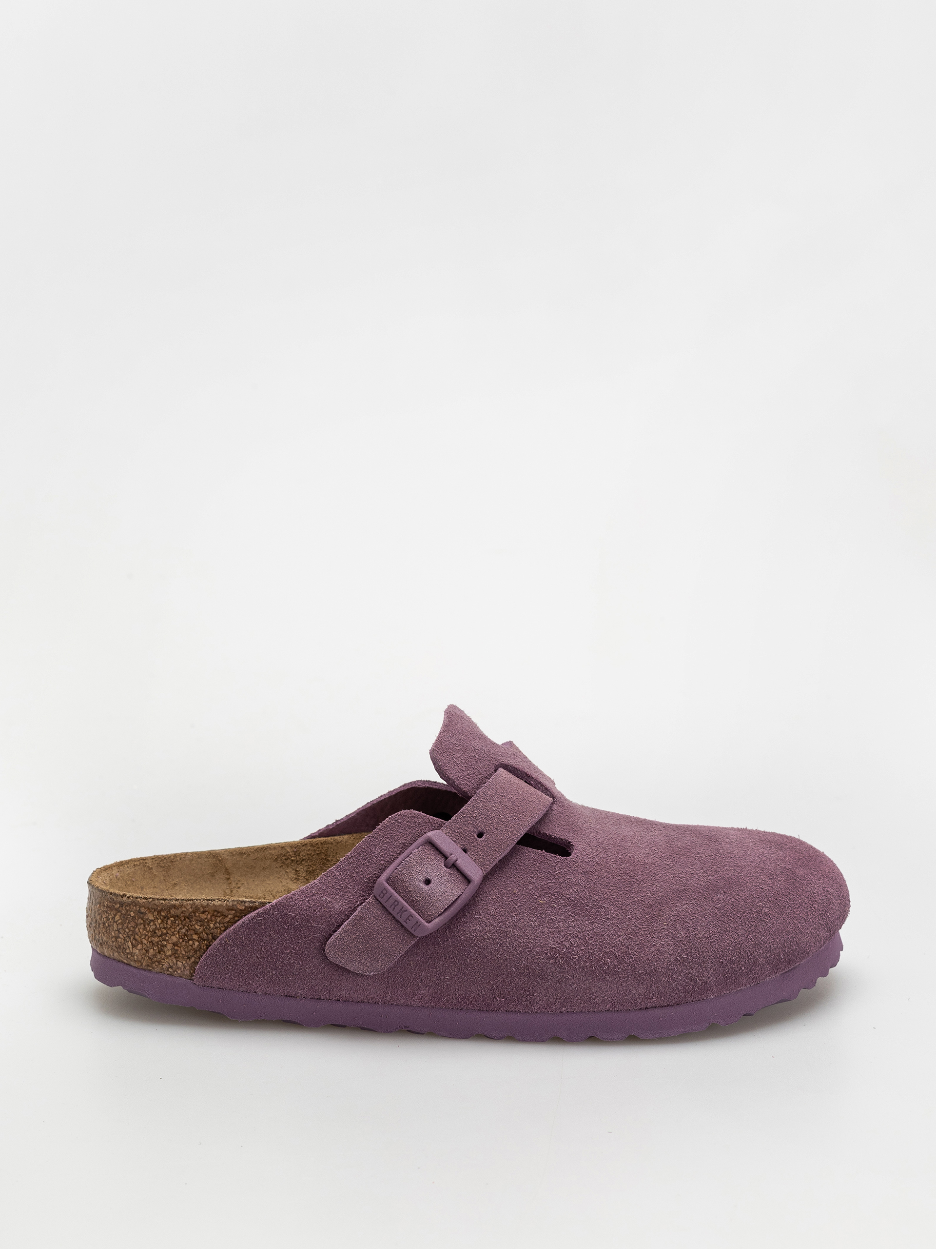 Plu00e1u017eovky Birkenstock Boston Suede Leather Narrow Wmn (mauve)