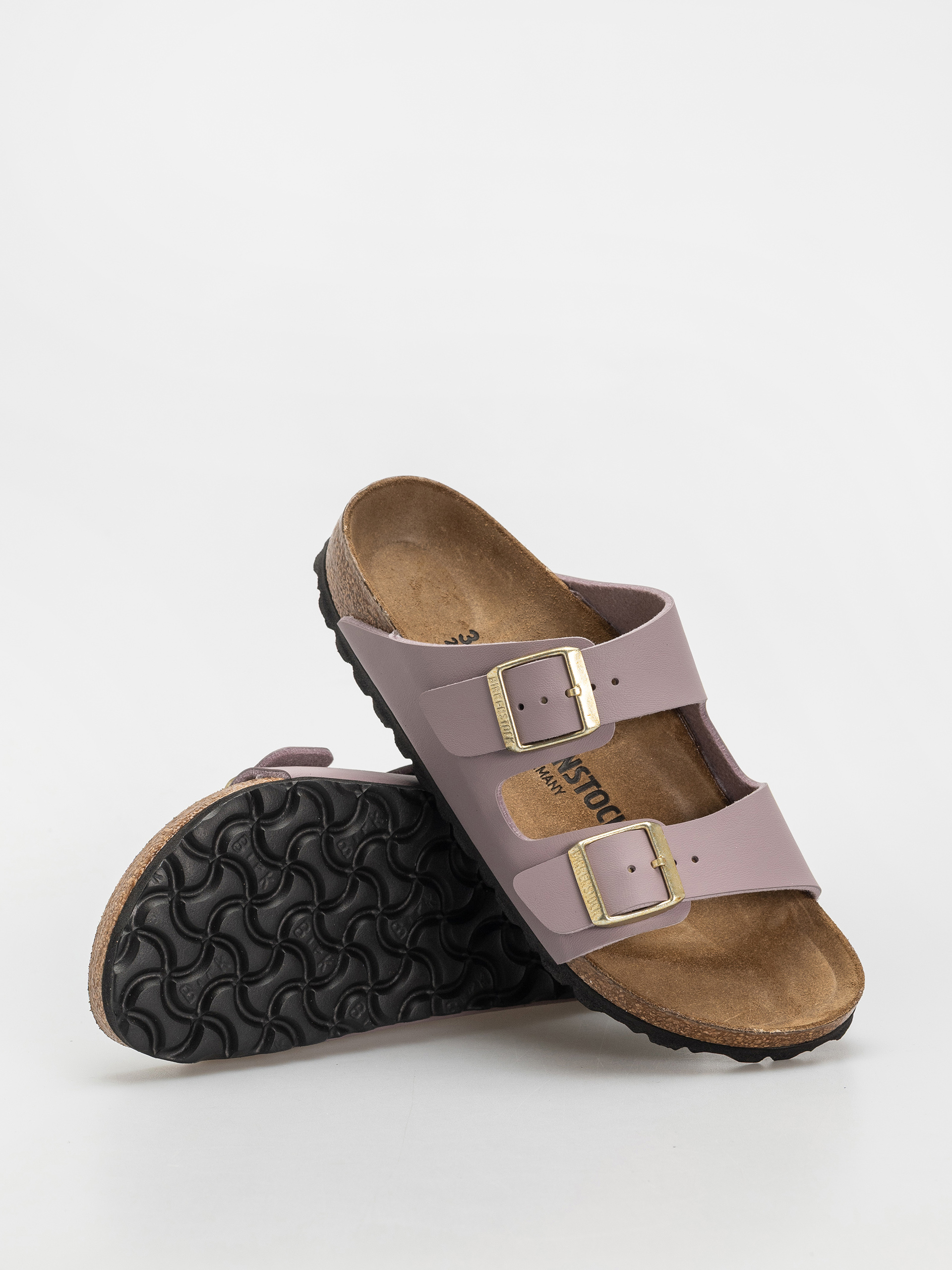 Plážovky Birkenstock Arizona Briko Flor Narrow Wmn (faded purple)