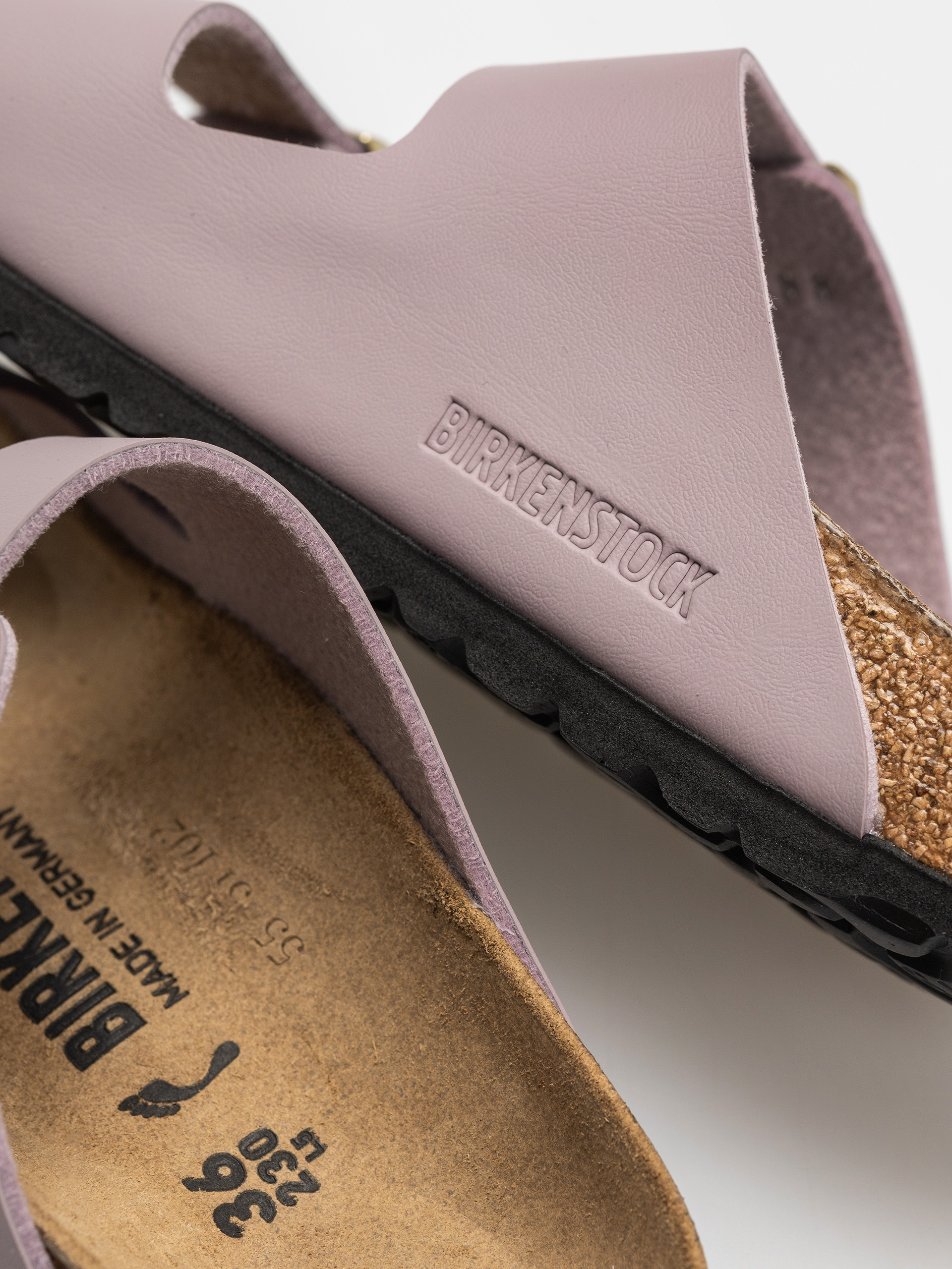 Plážovky Birkenstock Arizona Briko Flor Narrow Wmn (faded purple)