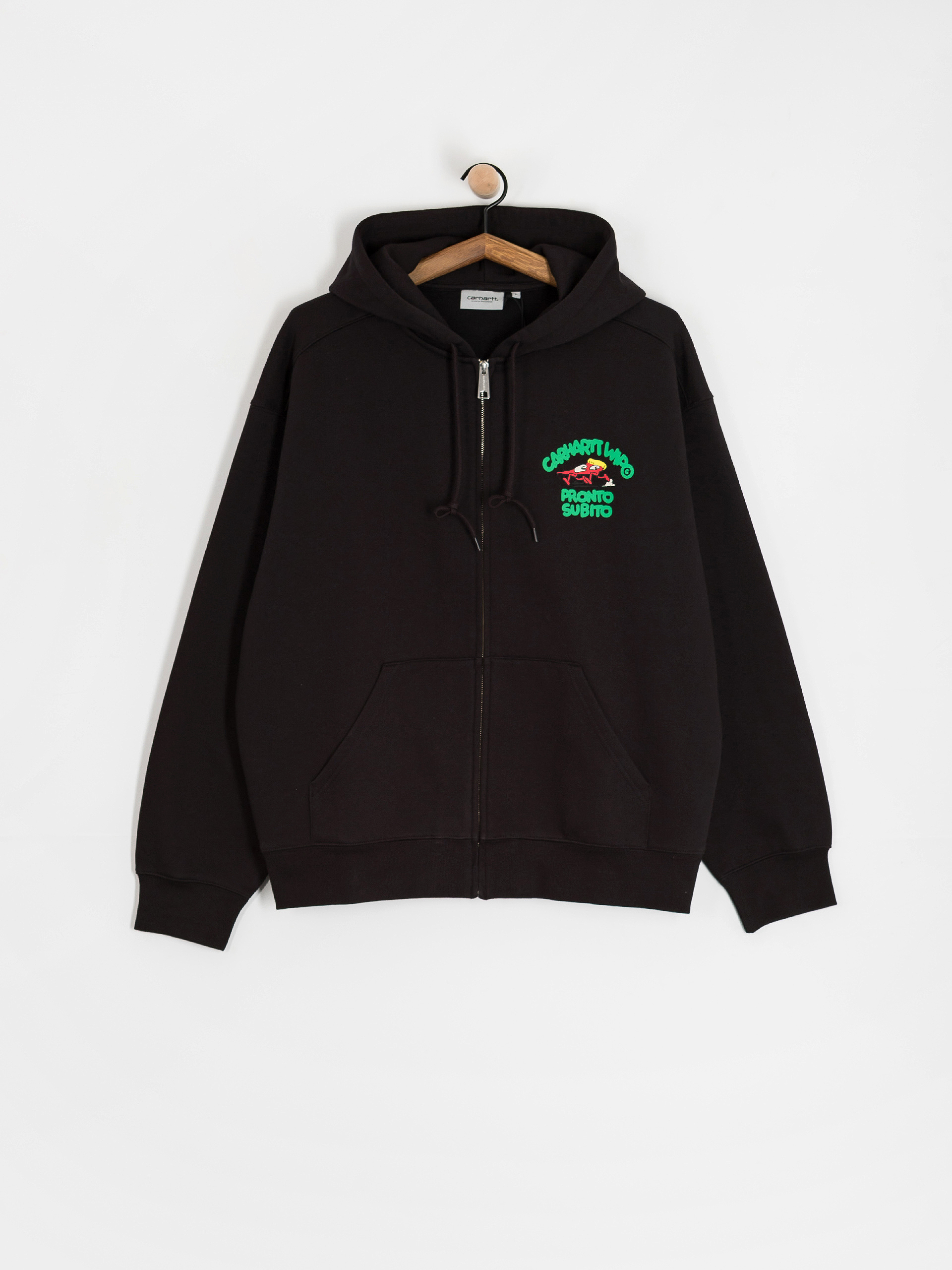 Mikina s kapucí Carhartt WIP Pronto ZHD (black)