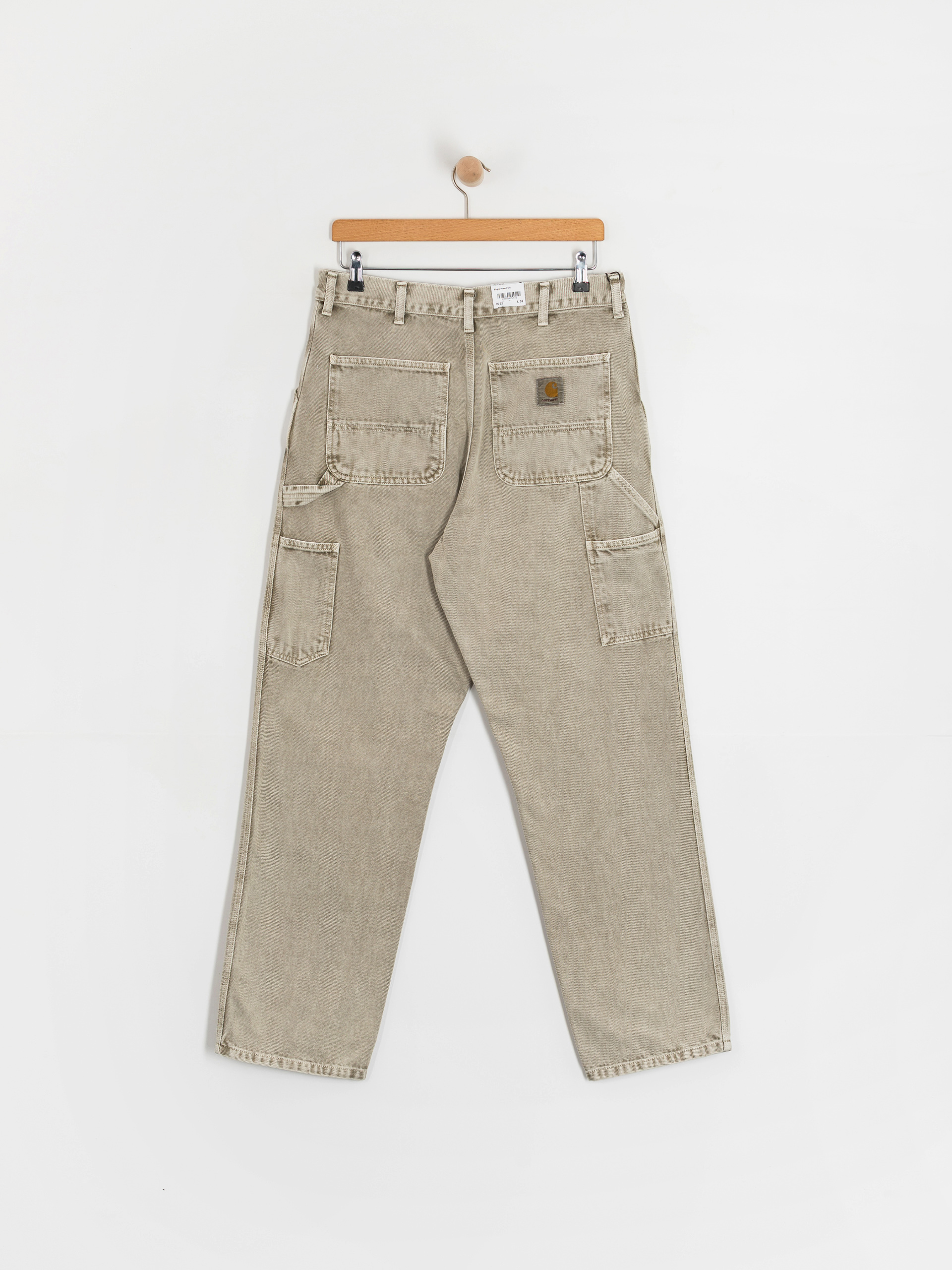 Kalhoty Carhartt WIP Single Knee (opuntia/chalk wash)