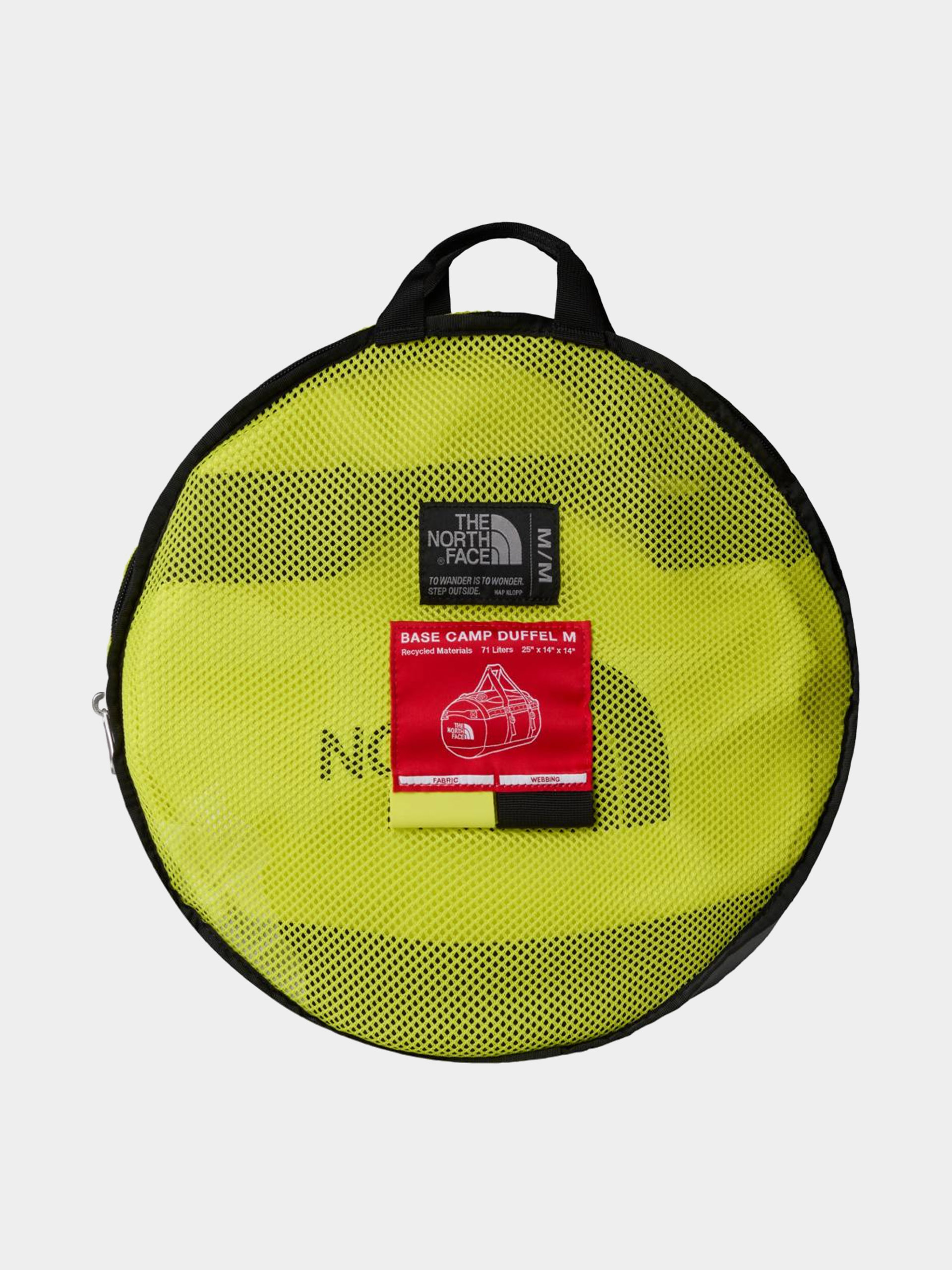 Taška The North Face Base Camp Duffel M (sulphurspringgn/tnfblack)
